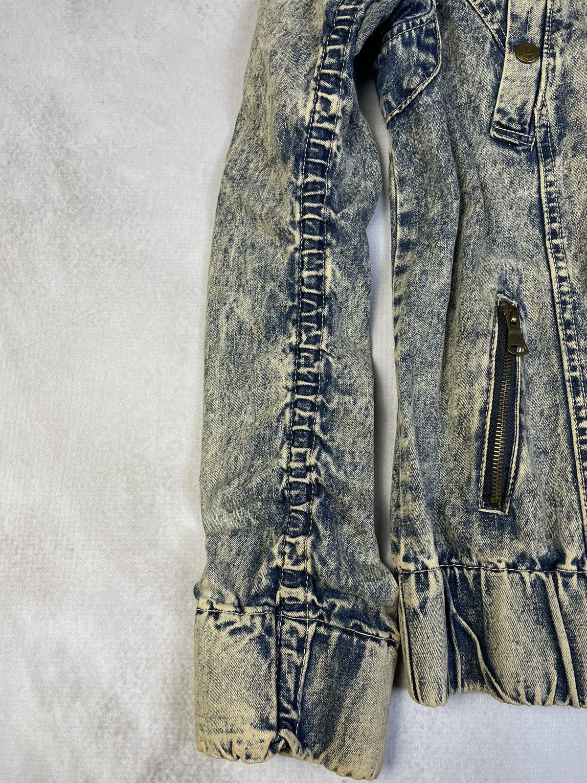 Le Grande Bleu (L.G.B.) H.C.M.II Mud Wash Bono Denim Jacket Size US S / EU 44-46 / 1 - 3 Thumbnail