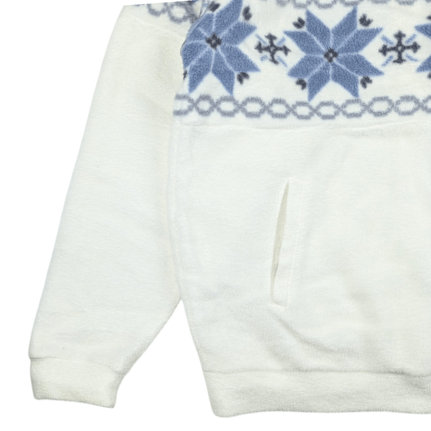 Japanese Brand Vintage 90's THIRD WAVE Floral Nice Design Fleece Jacket Size US L / EU 52-54 / 3 - 8 Thumbnail