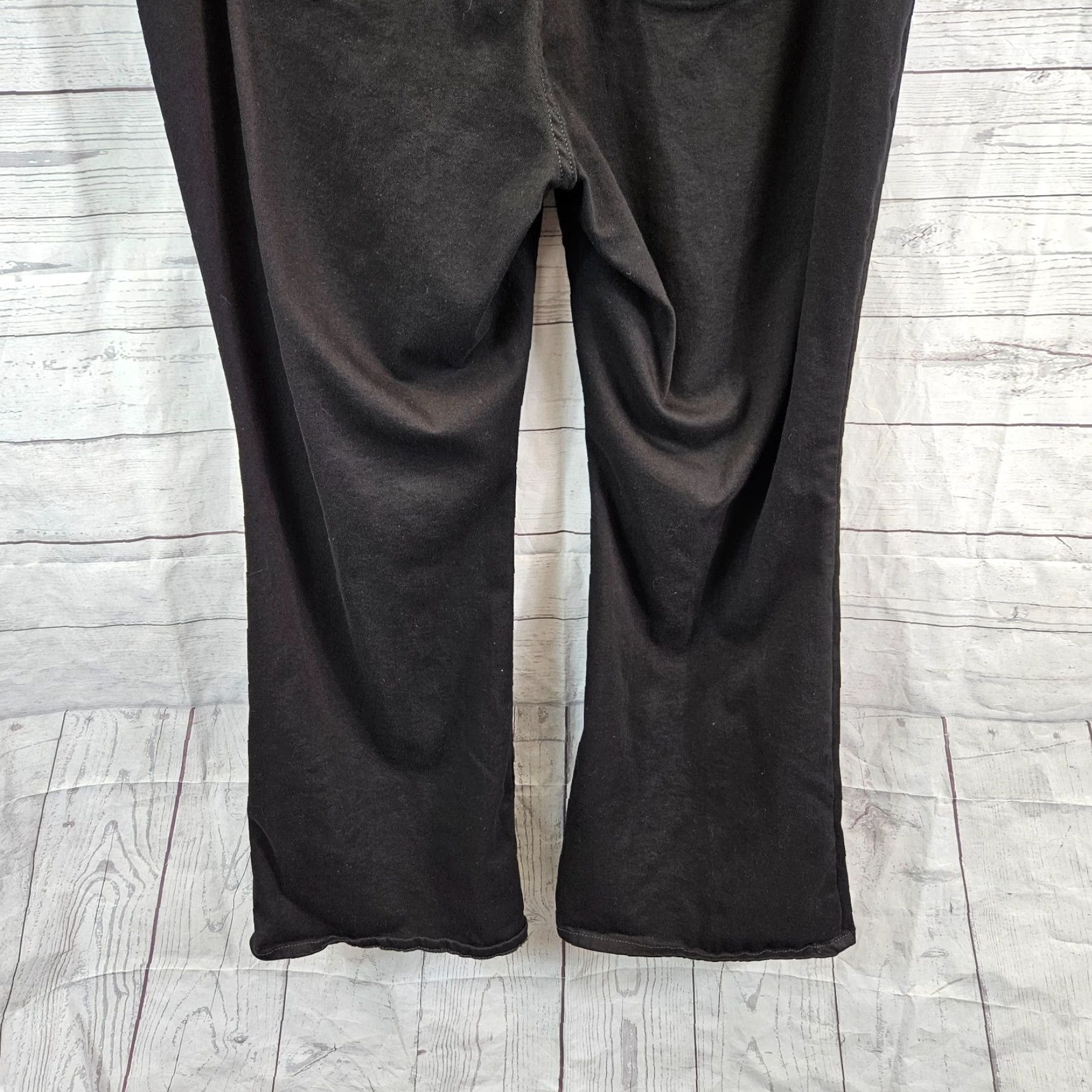 Good American Good American Jeans Womens Flare Jeans plus 24 Black Button Fly High Rise Size 42" / US 20 - 5 Thumbnail
