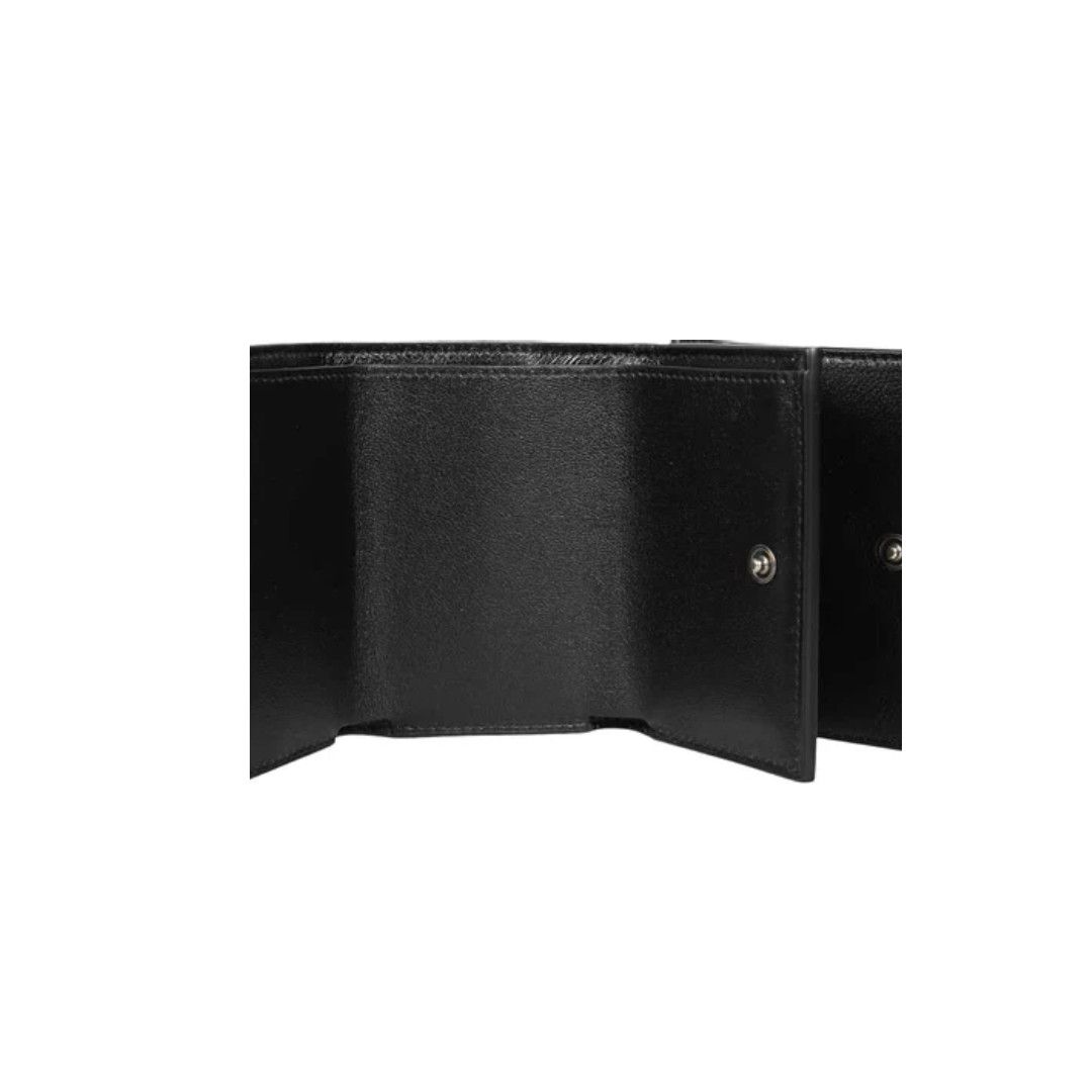 Balenciaga o1bcso1str1024 Size: OS / Essential Mini Wallet in Black Size ONE SIZE - 2 Thumbnail
