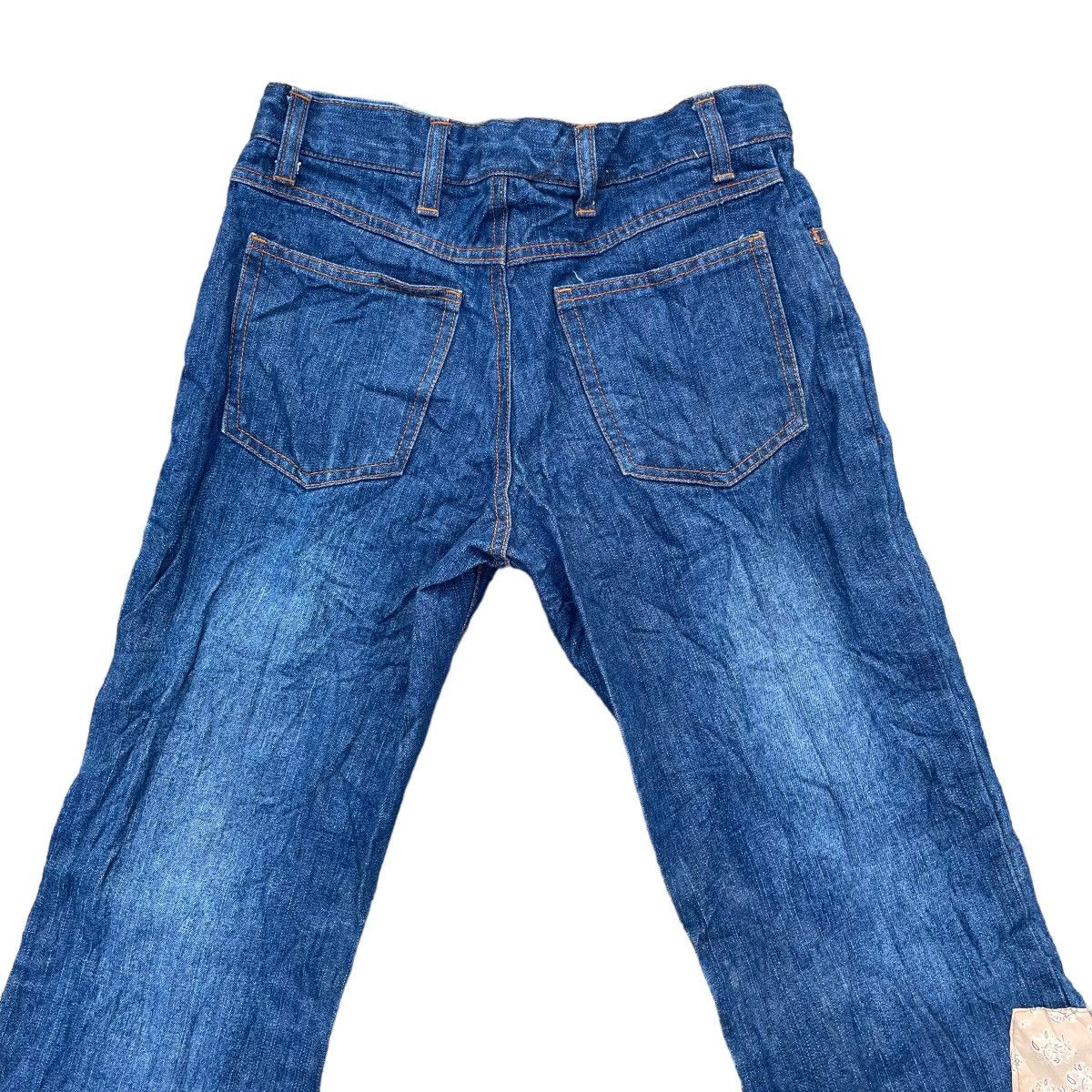 Kapital 🇯🇵 FTS PATCHWORK FLARE DENIM PANTS Size 28" / US 6 / IT 42 - 8 Thumbnail