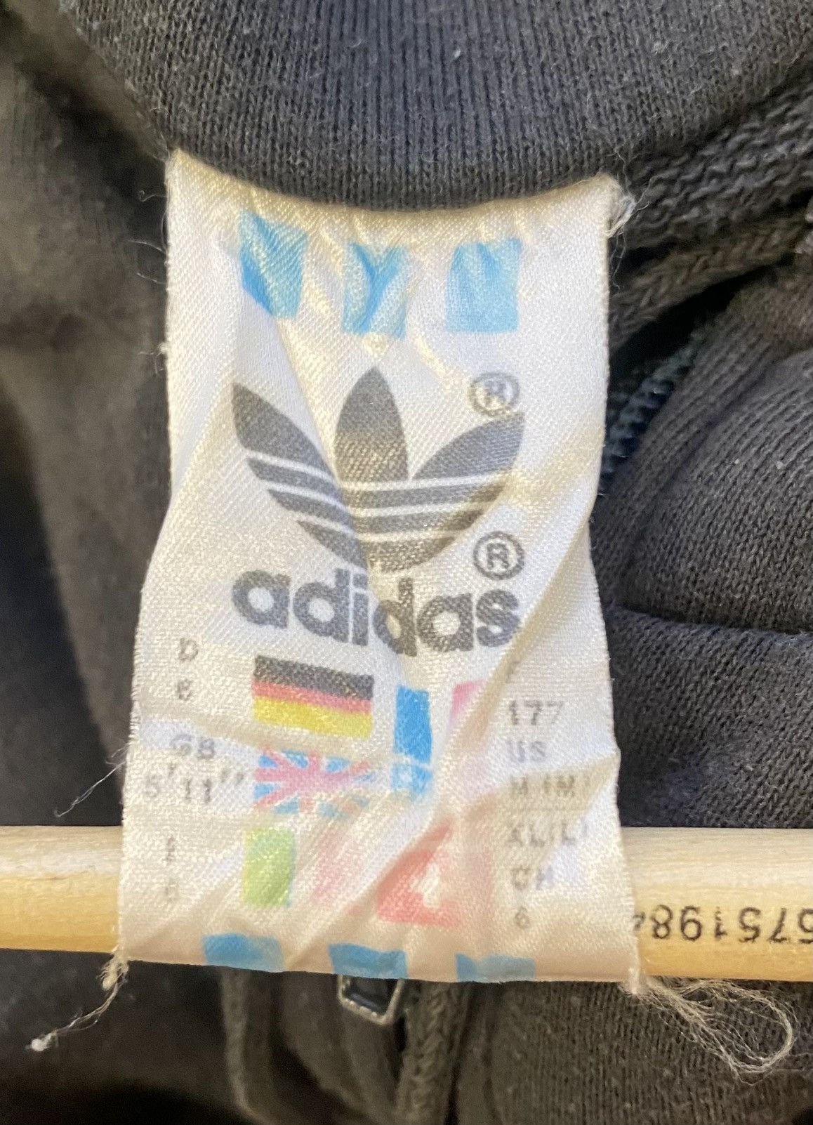 Adidas Adidas 90s Custom Full Zip hoodie Size US L / EU 52-54 / 3 - 8 Thumbnail