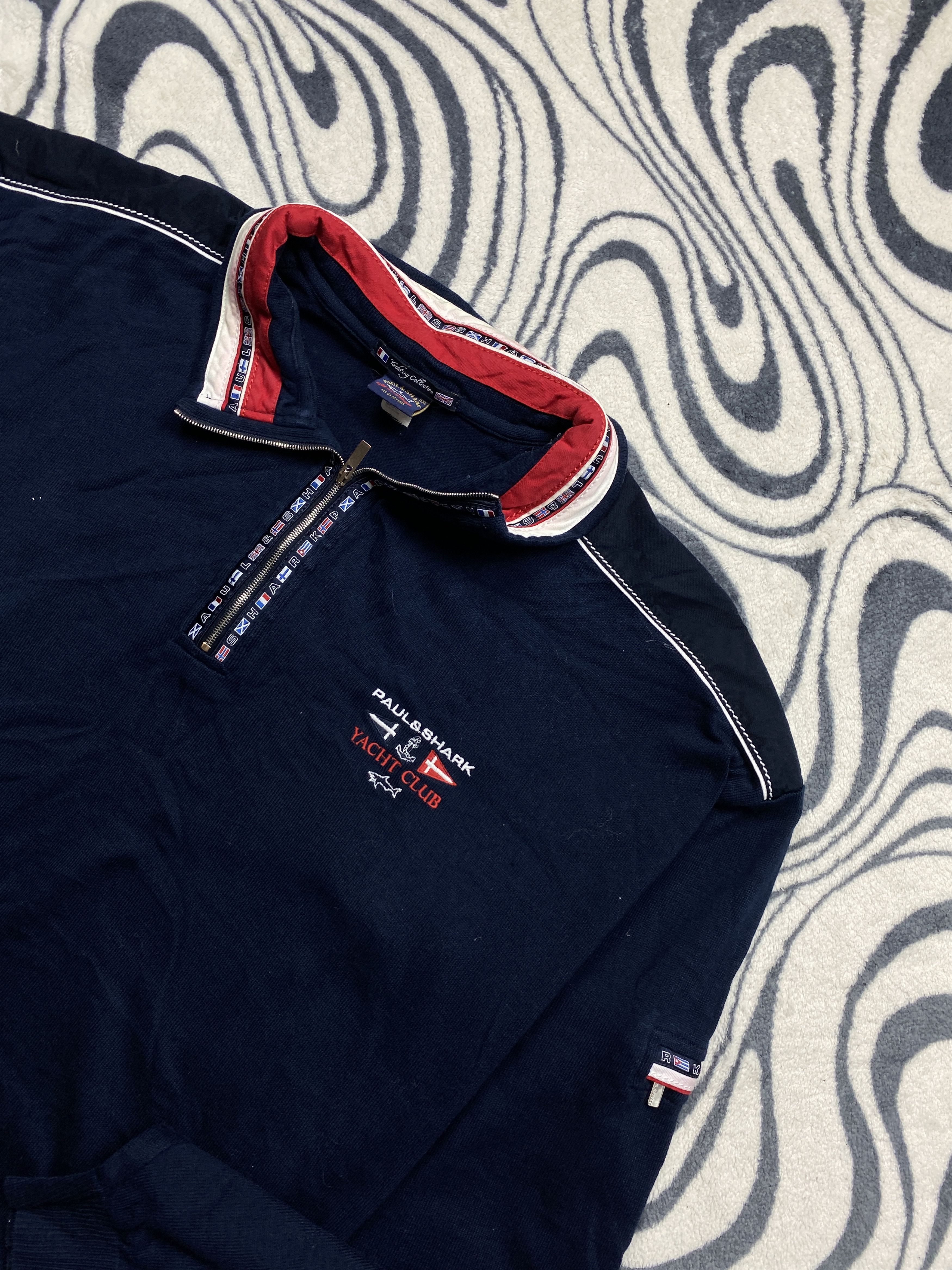 Paul & Shark × Vintage Paul & Shark Vintage 1\4 Zip Sweater Size US XXL / EU 58 / 5 - 3 Thumbnail