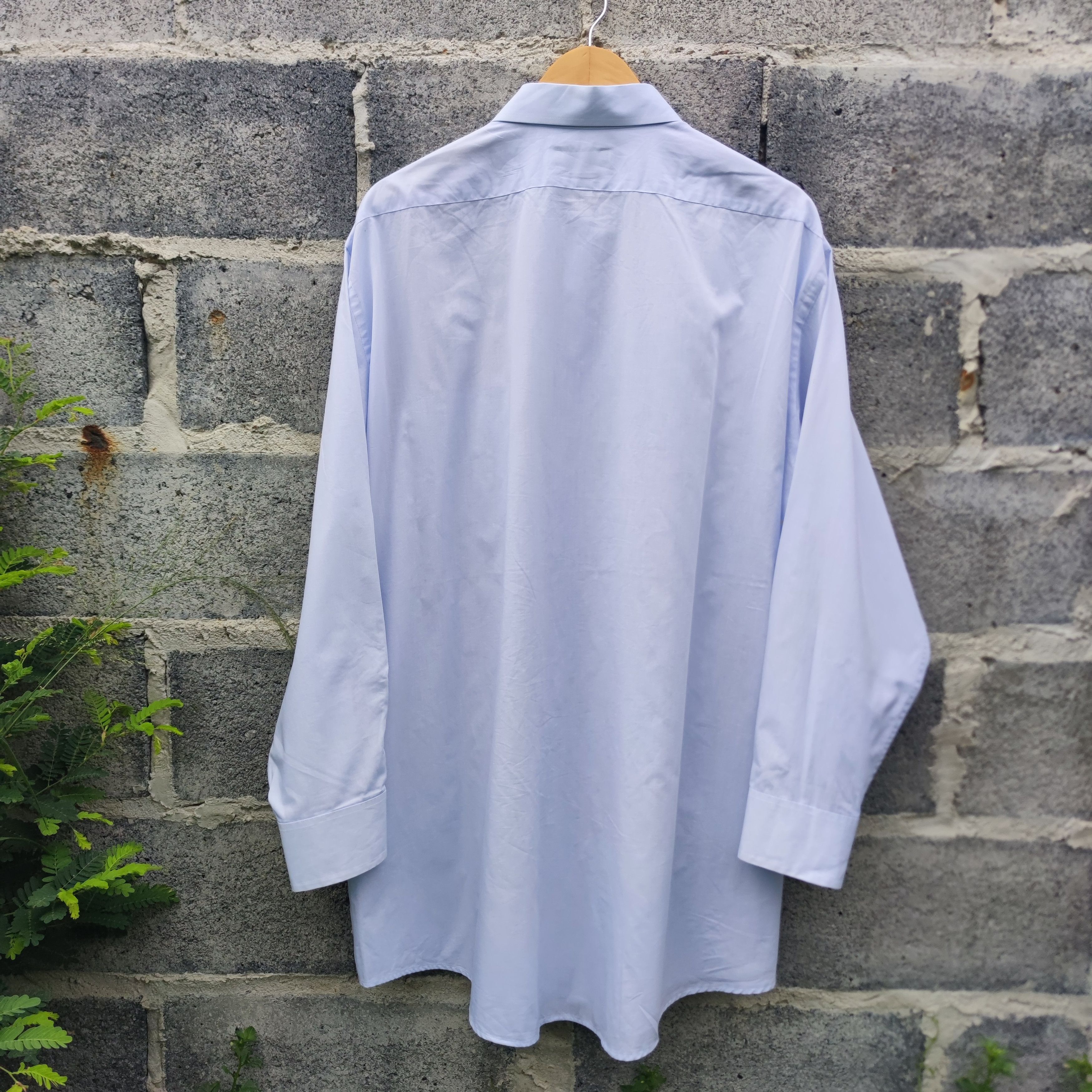 Vintage Schwartz Las Vegas Single Needle Tailoring Dress Shirt Size US XL / EU 56 / 4 - 2 Thumbnail