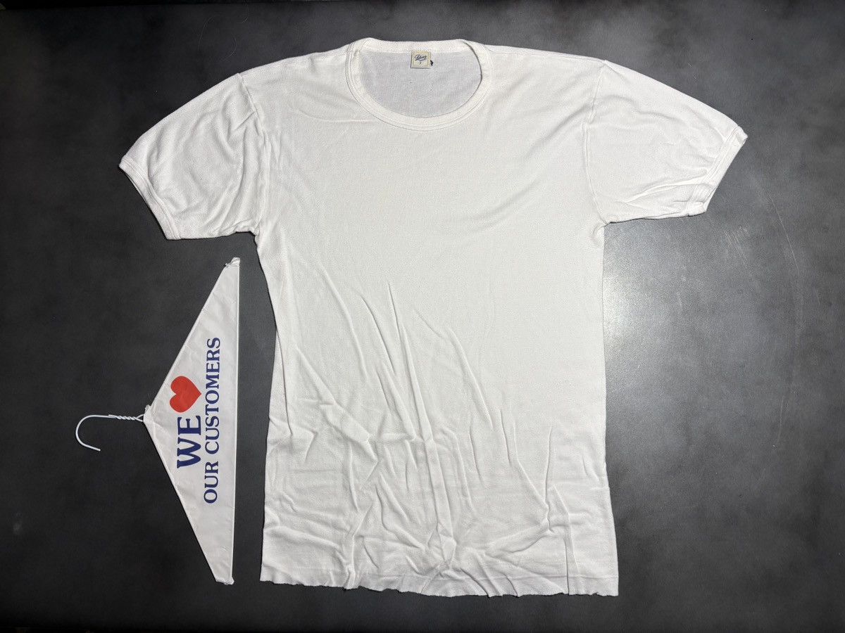 Vintage Vintage Italian Undershirt 1980s Blank Tee Made in Italy Dou Size US M / EU 48-50 / 2 - 18 Thumbnail