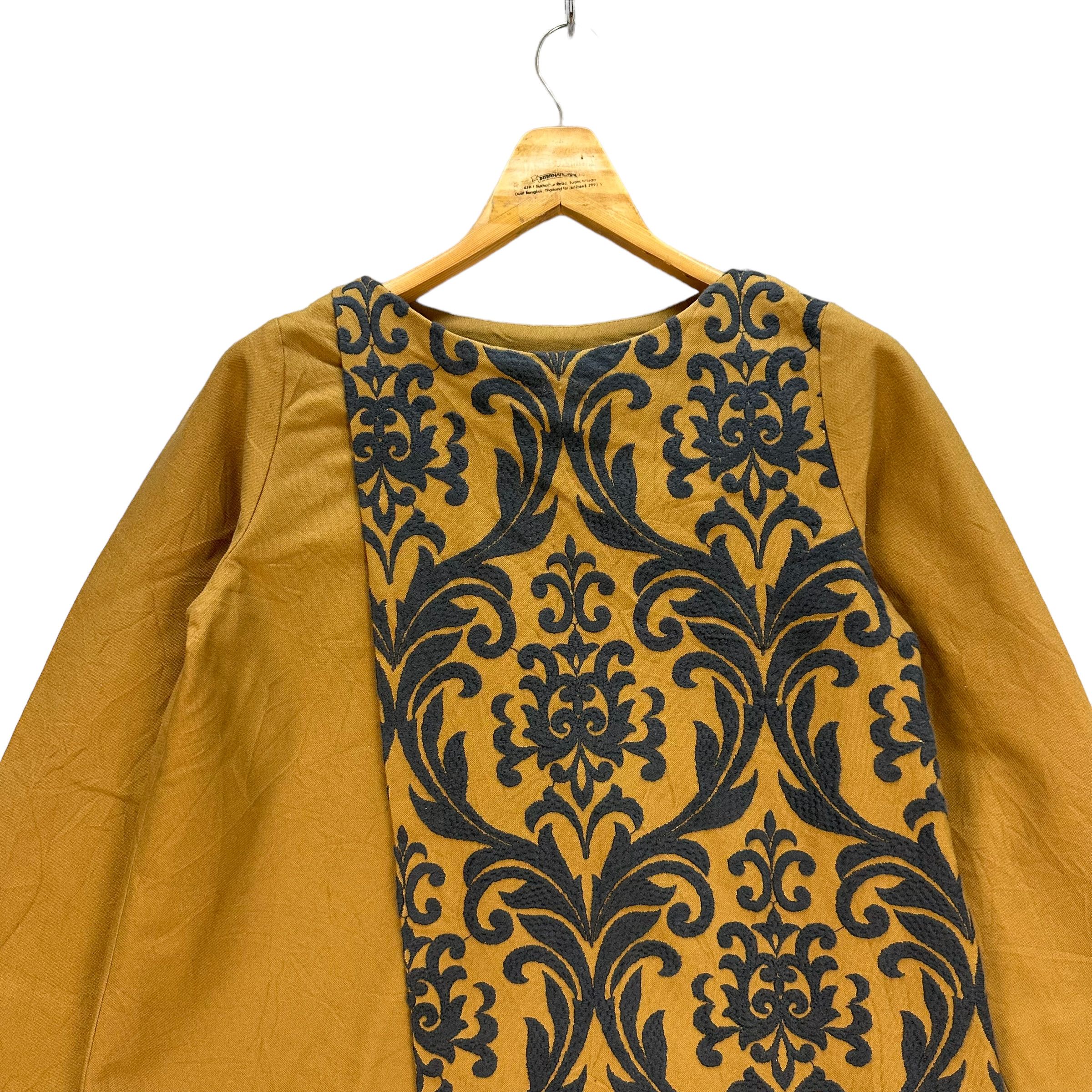Japanese Brand UNION LAUNCH NICE DESIGN BLOUSE #7788-176 Size M / US 6-8 / IT 42-44 - 5 Thumbnail