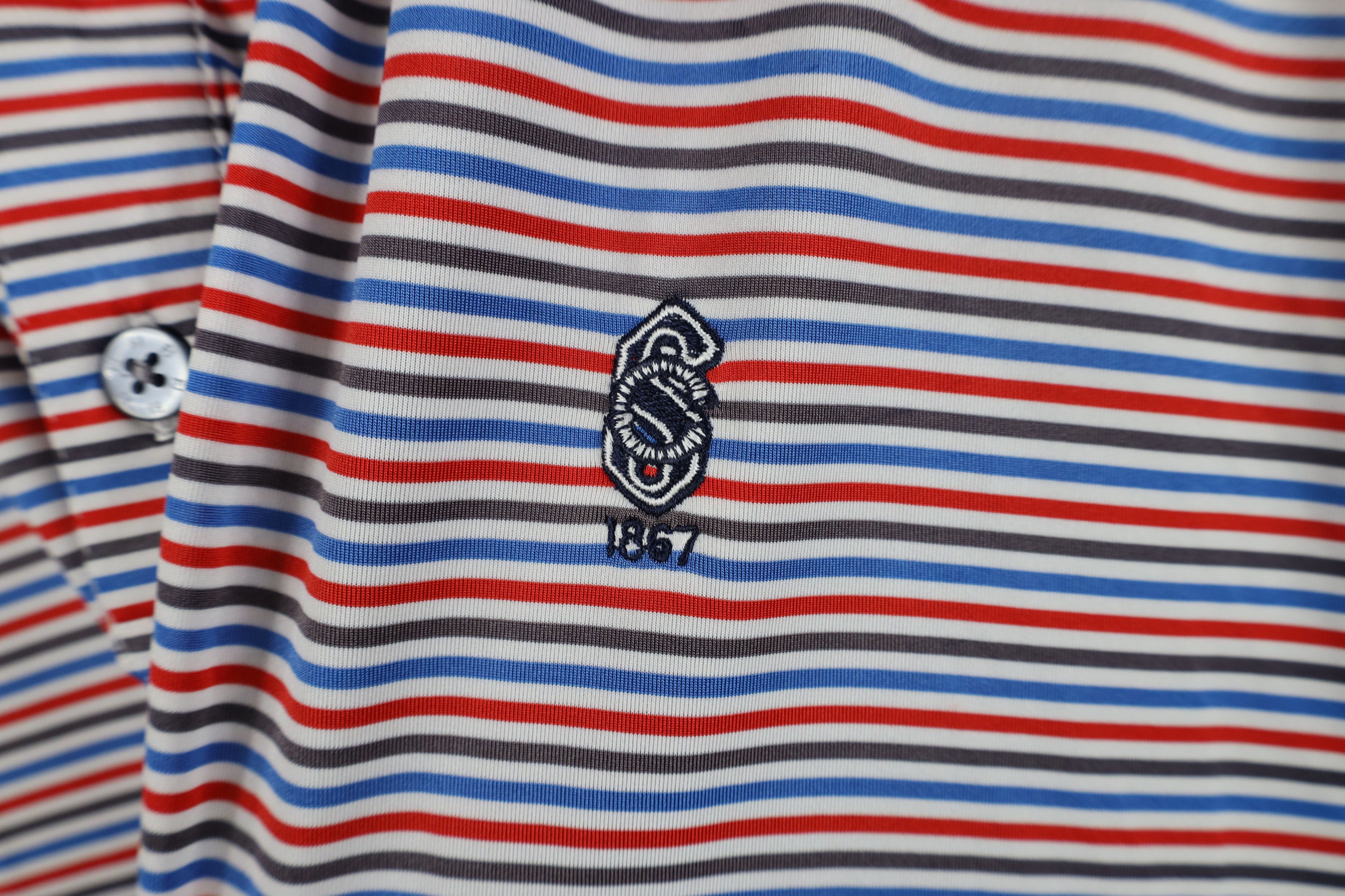 Footjoy FootJoy Block Stretch Collared Button Down Golf Polo Shirt Size US XL / EU 56 / 4 - 4 Thumbnail
