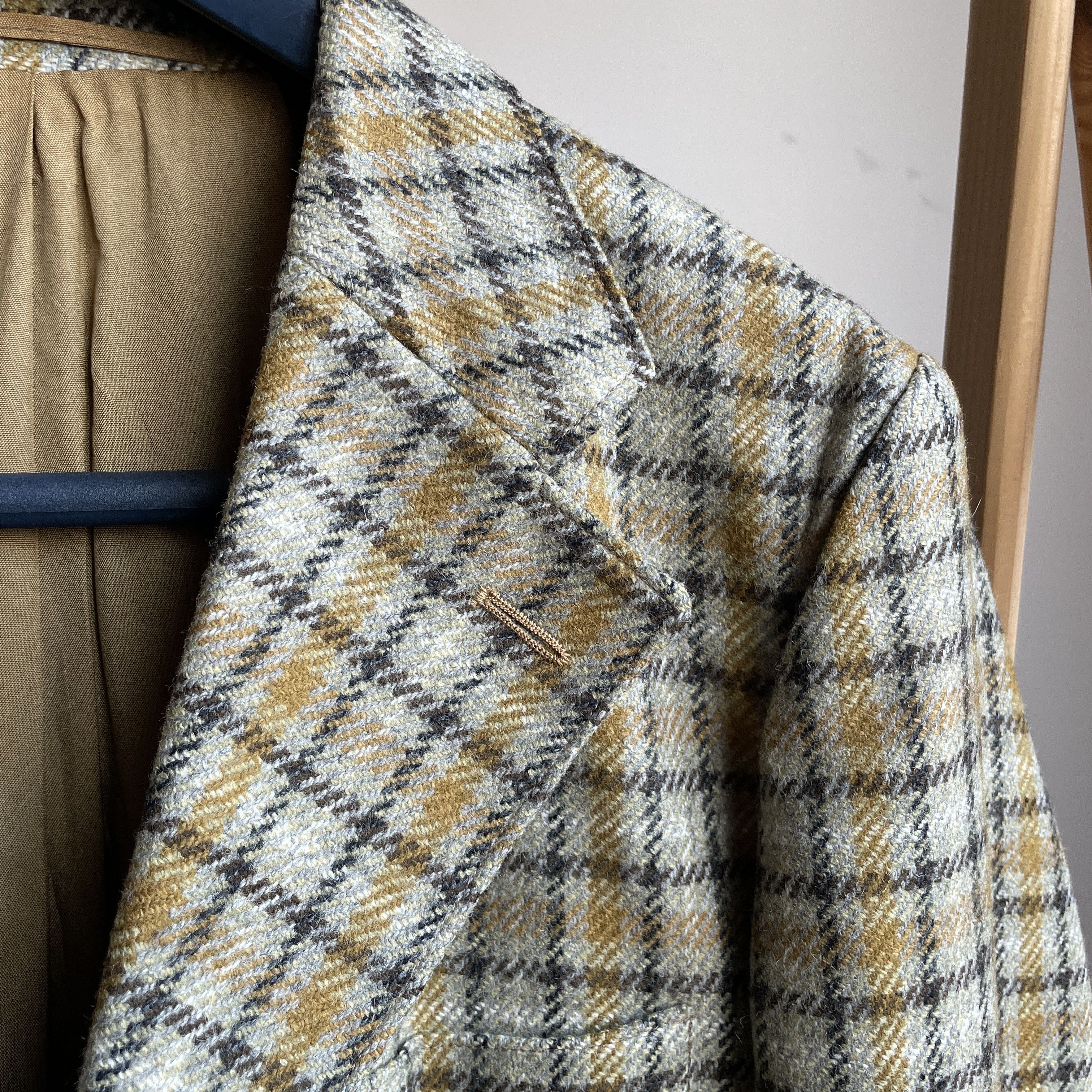 Vintage Gala Forest Scotland Vintage 60's 70's Check Tweed Blazer Size 40R - 5 Thumbnail