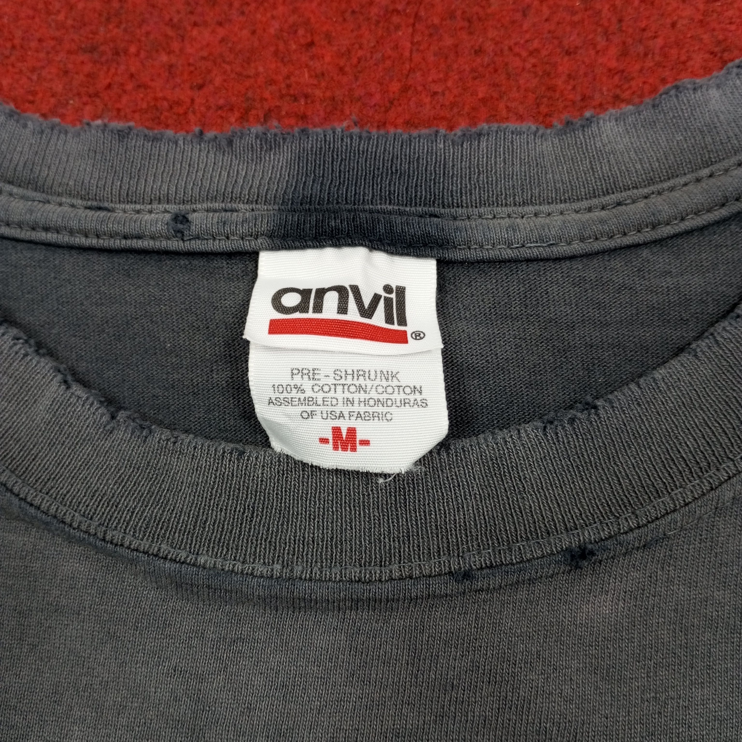 Anvil × Vintage The Slow Life Streetwear Style Distressed Vintage Tshirt Size US L / EU 52-54 / 3 - 8 Thumbnail
