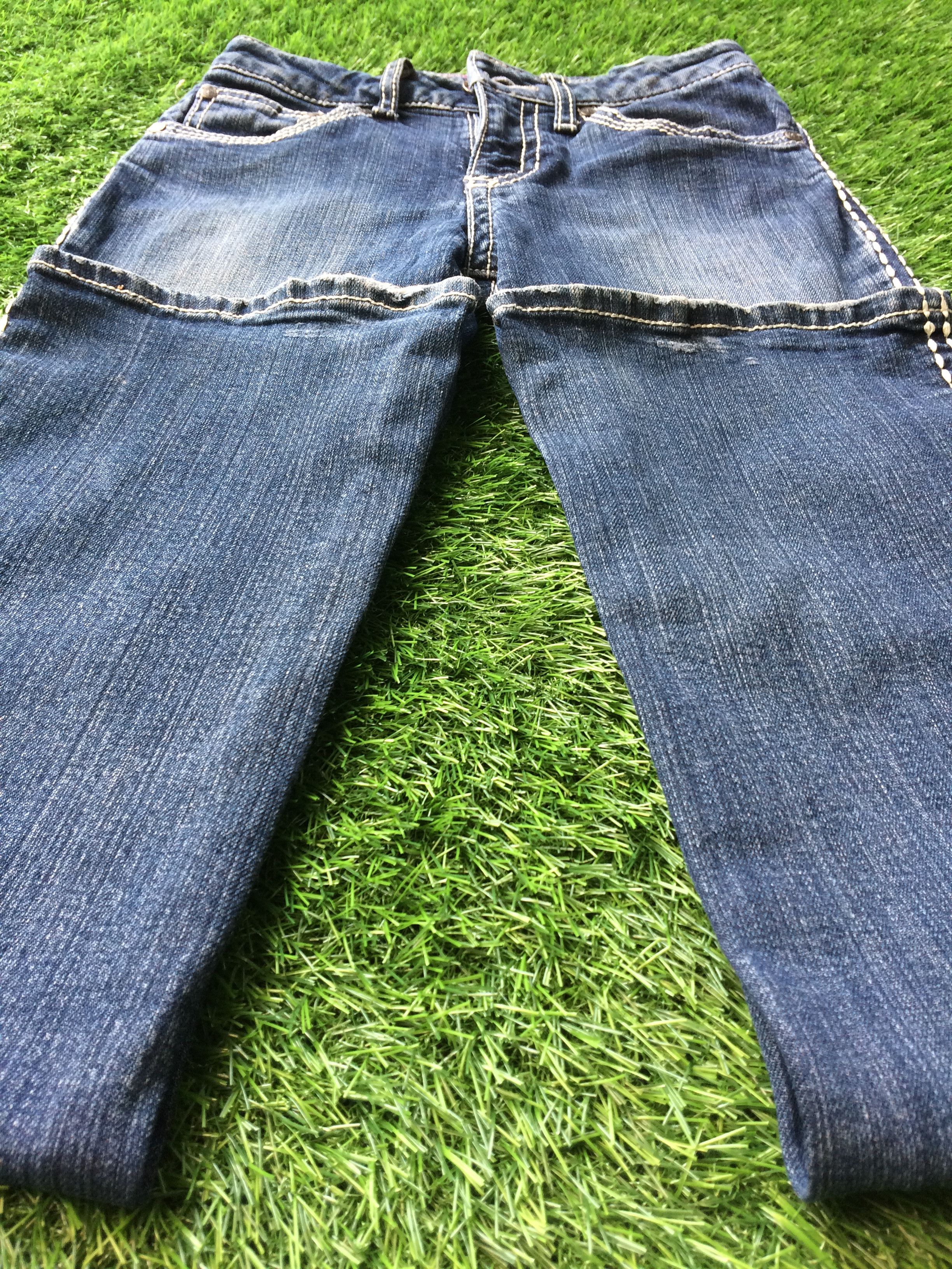 Japanese Brand Low Rise Bootcut Jeans D-793 Size 24" / US 00 / IT 34 - 6 Thumbnail