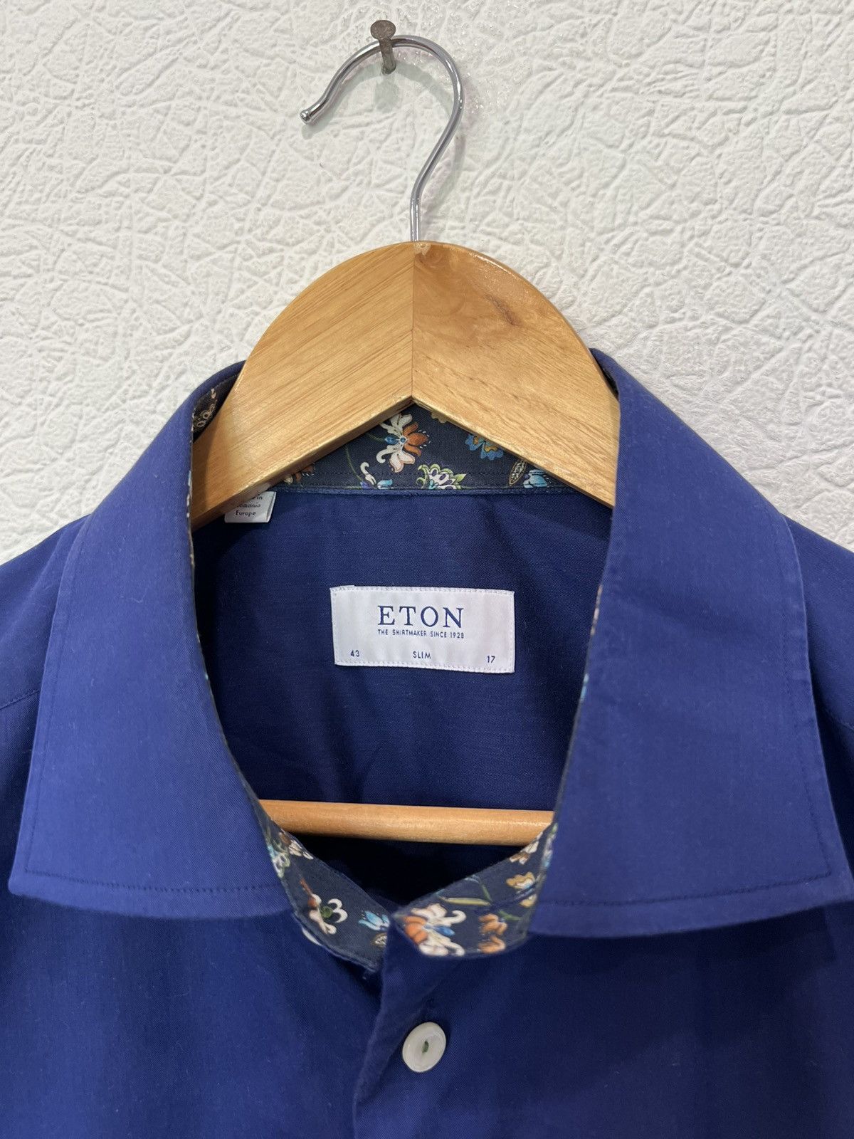 Eton Eton Blue Classic Button Shirt Large Size US L / EU 52-54 / 3 - 3 Thumbnail