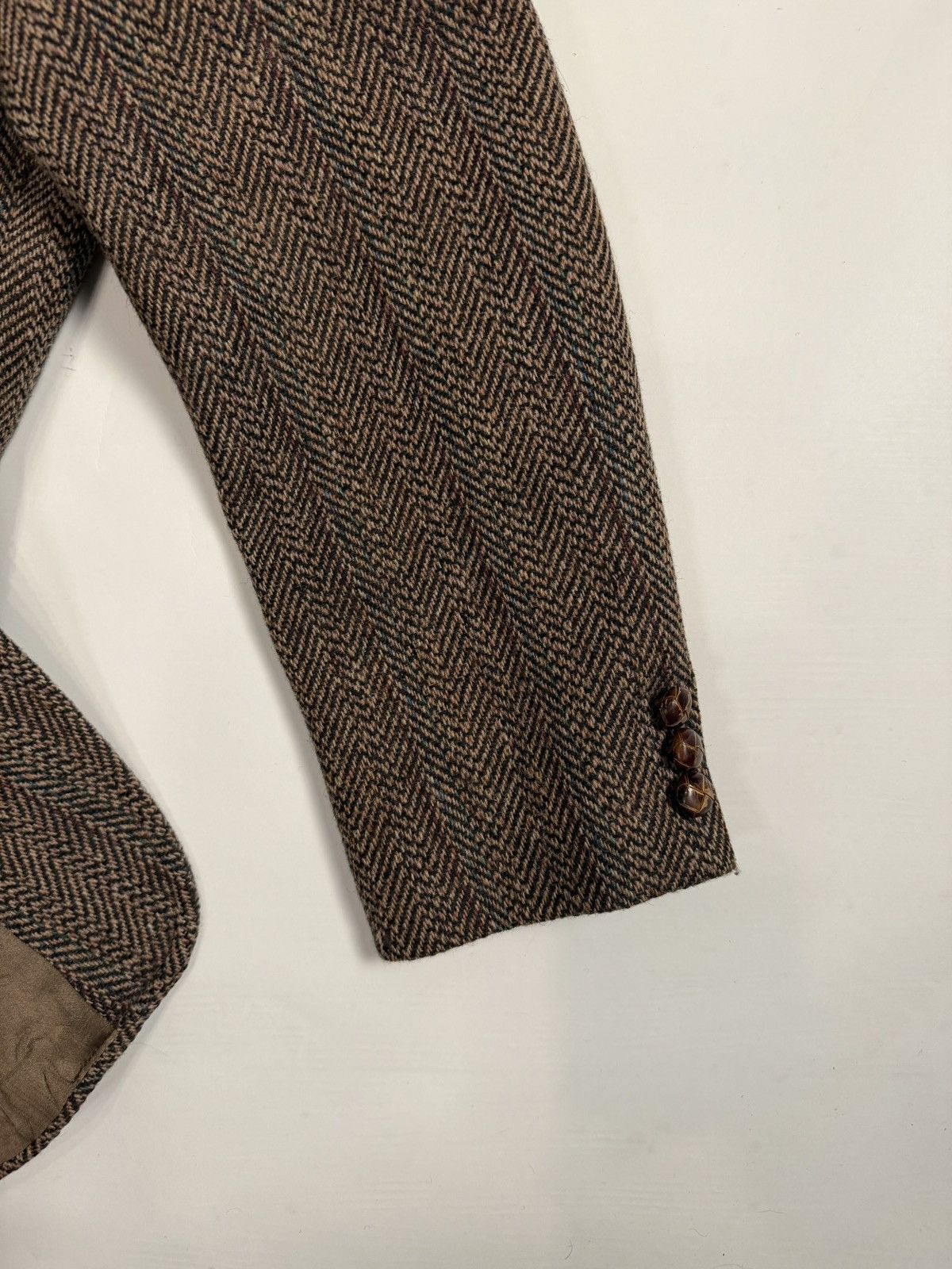 Harris Tweed Vintage Harris Tweed Blazer - Handwoven Scottish Wool Size 34R - 6 Thumbnail