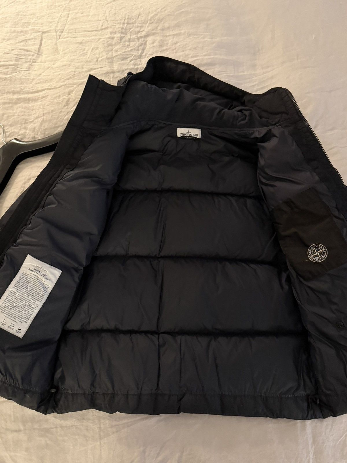 Stone Island Stone Island Crinkle Reps NY Down Hooded Jacket – Black – M Size US M / EU 48-50 / 2 - 3 Thumbnail