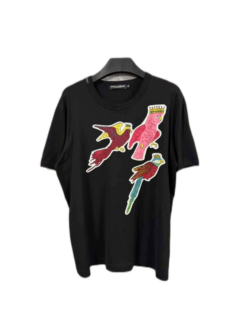 Dolce & Gabbana Short Sleeve Parrot Shirt