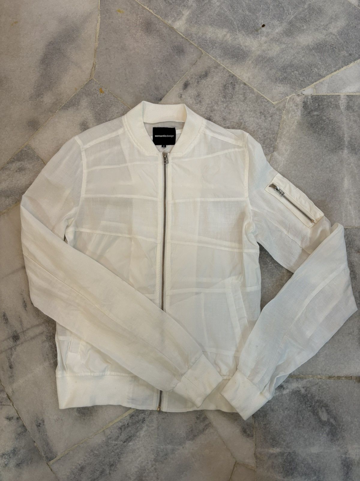 Japanese Brand 2000s Semantic design Bomber Jacket Size US M / EU 48-50 / 2 - 8 Thumbnail