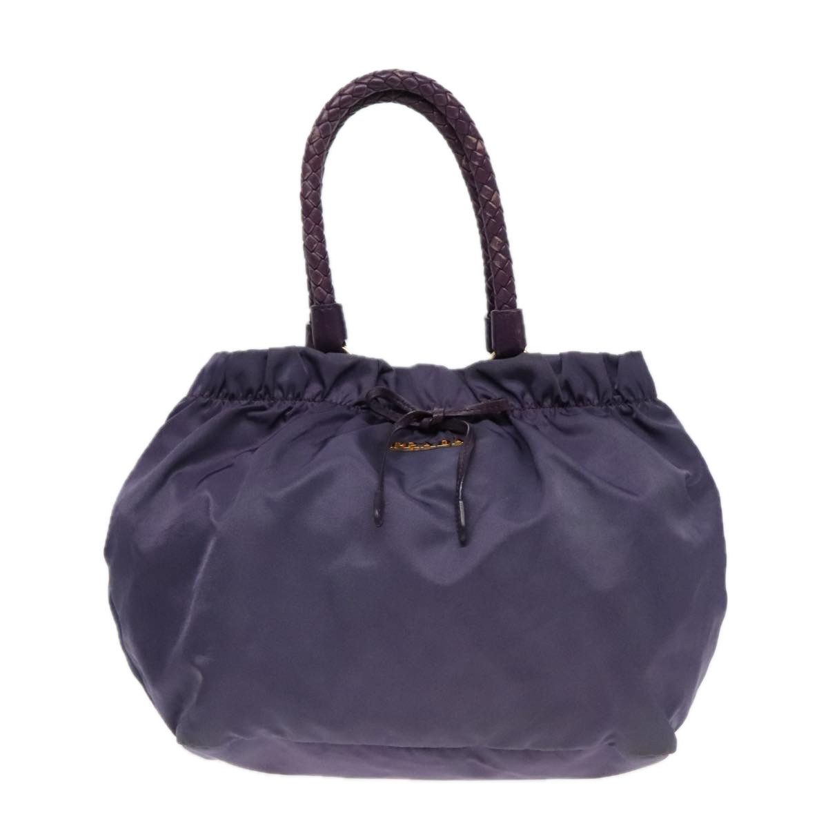 Prada Purple Synthetic Handbag (Pre-Owned) Size ONE SIZE - 1 Thumbnail