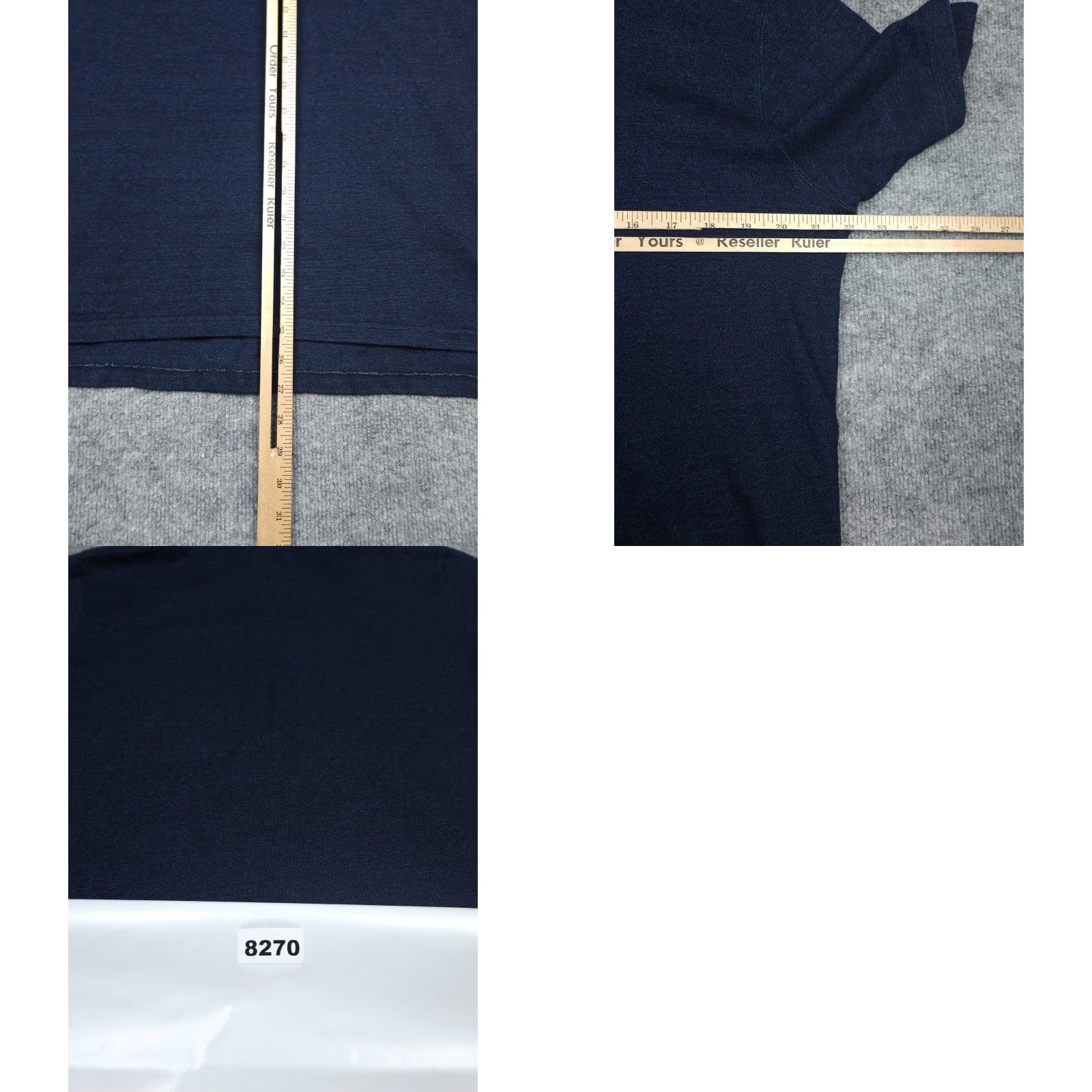 Vintage NATIC Japan Military Navy Shirt Men's Large Blue Naval Heavy Cotton Polo Size US L / EU 52-54 / 3 - 8 Thumbnail