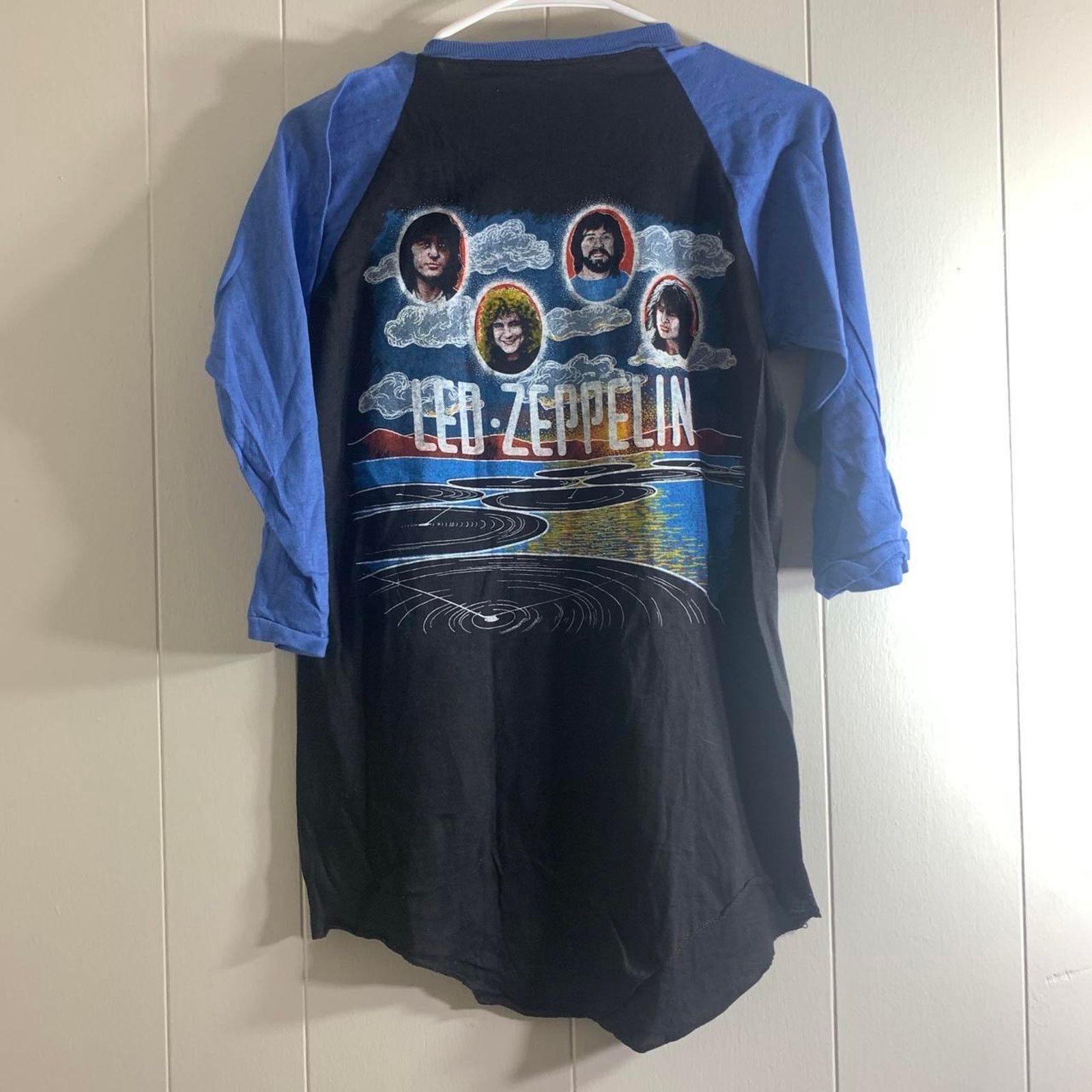 Vintage 1982 LED ZEPPELIN ZOSO Coda Album 3/4 sleeve tee shirt L Size US L / EU 52-54 / 3 - 6 Thumbnail