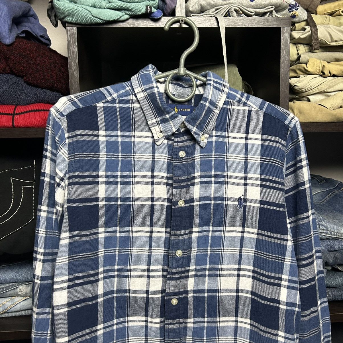 Polo Ralph Lauren Luxury Polo Ralph Lauren Small pony y2k button shirt size L Size US L / EU 52-54 / 3 - 2 Thumbnail