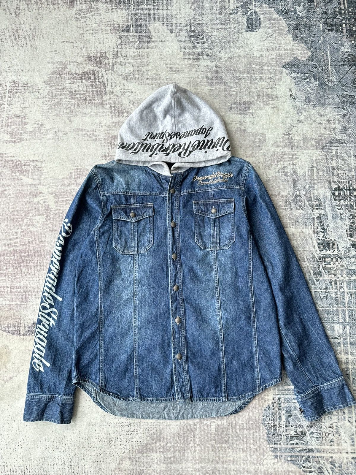 Japanese Brand Vintage Devine Retribution Sukajan Hoodie / HystericEvisu Size US L / EU 52-54 / 3 - 2 Thumbnail