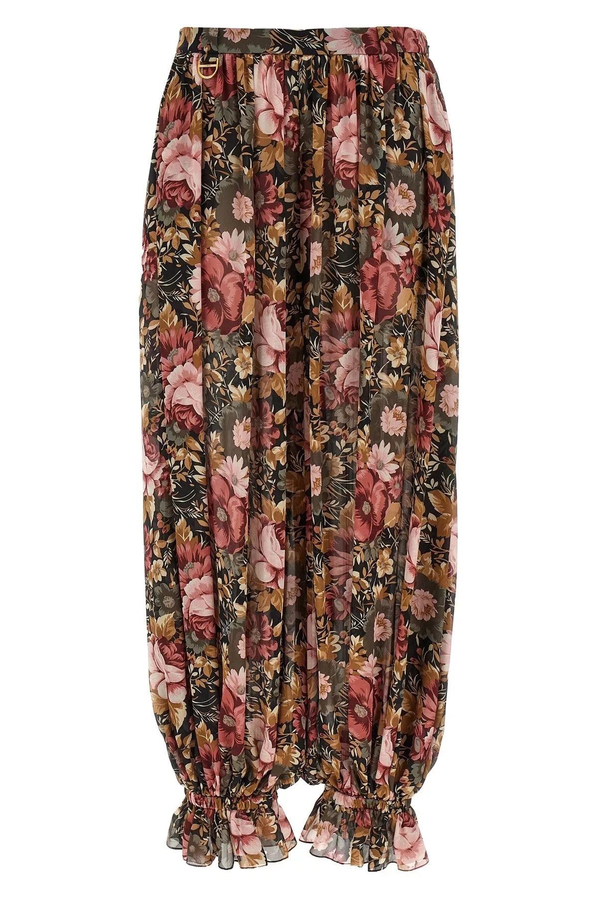 Chloe o1loc1c10326 Silk Charmeuse Pant in Multicolor Size 28" / US 6 / IT 42 - 1 Thumbnail