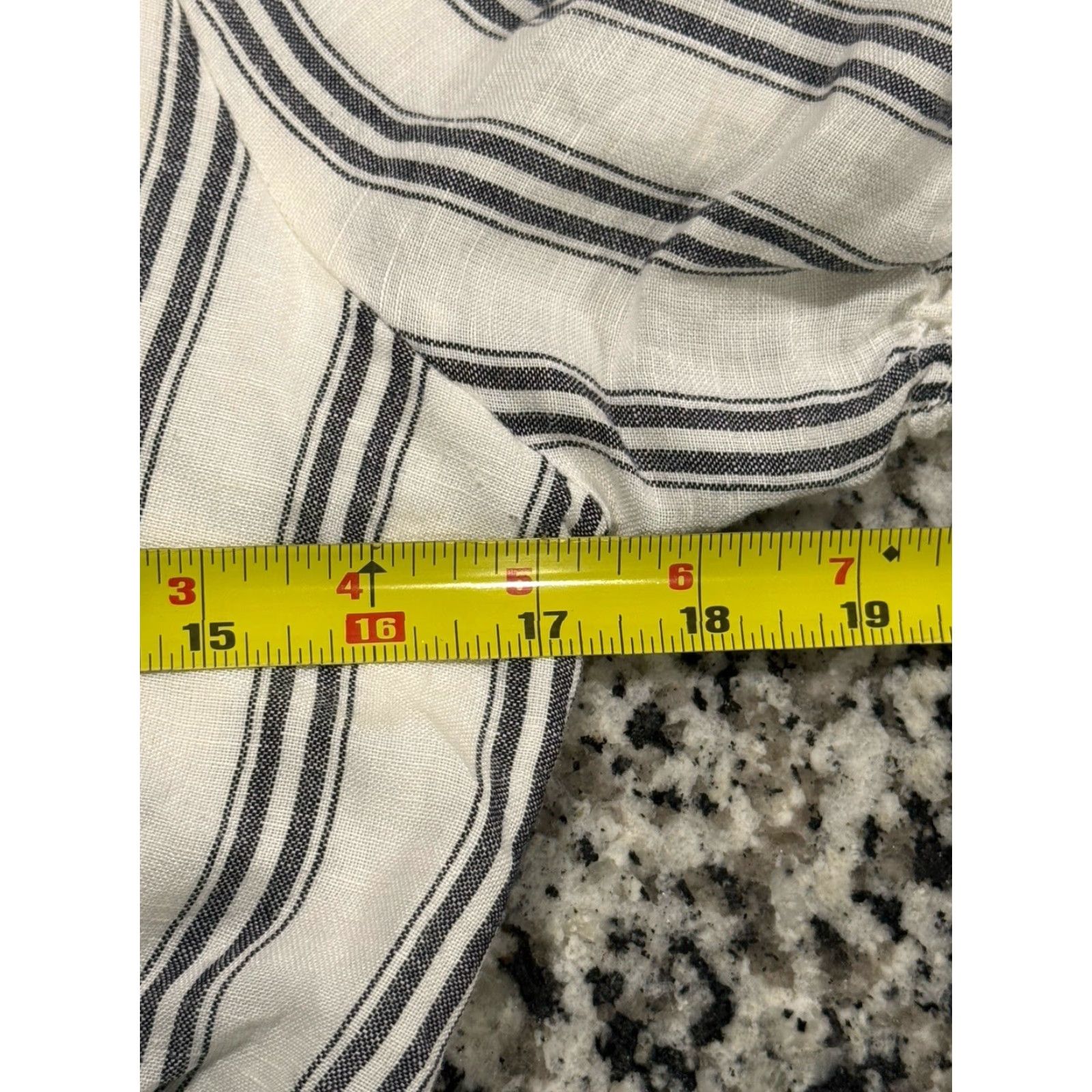 Anthropologie ANTHROPOLOGIE Ruffle Collar Striped Midi Shirt Dress 4 Multicolor Womens Size S / US 4 / IT 40 - 3 Thumbnail