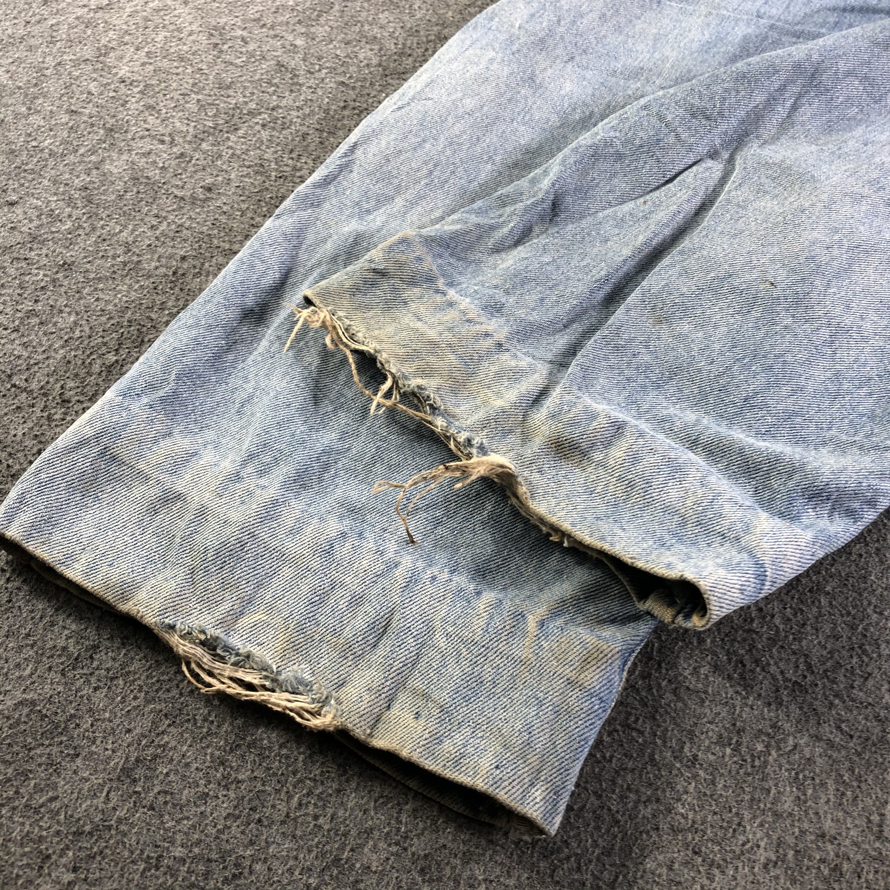 Levi's 90s Vintage Blue Wash Levis 505 Jeans-J3969 Size US 36 / EU 52 - 6 Thumbnail