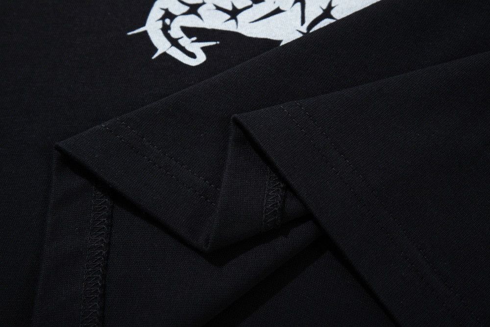 Japanese Brand Men's Hip-Hop Streetwear T-Shirt with Kitten Print Size US M / EU 48-50 / 2 - 4 Thumbnail