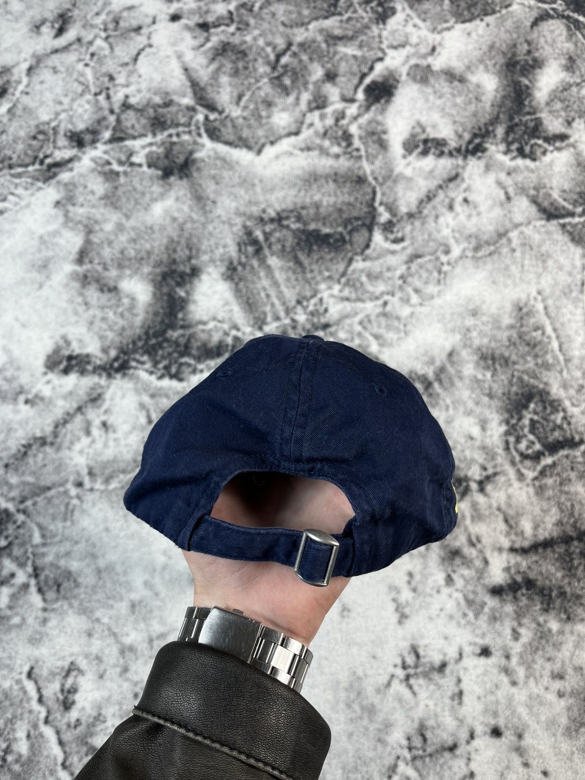 Polo Ralph Lauren Polo Ralph Lauren Big Pony Cap Navy Yellow Hat Size ONE SIZE - 3 Thumbnail