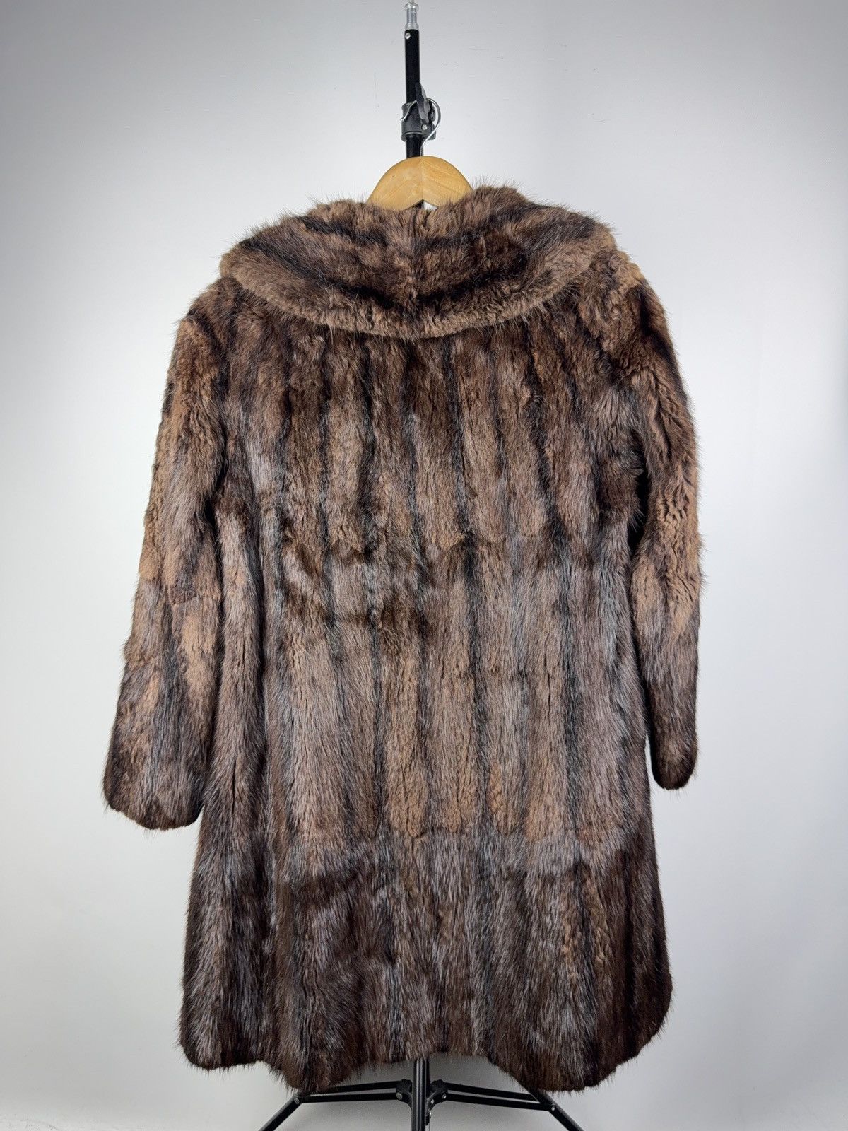 Japanese Brand Vintage Real Mink Fur Coat Brown Classic Long Jacket Size M / US 6-8 / IT 42-44 - 13 Thumbnail