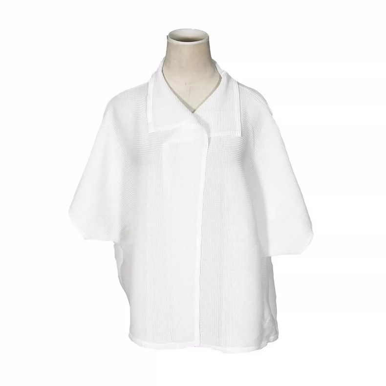 Issey Miyake issey miyake white top 2505-Nextarrow Size S / US 4 / IT 40 - 1 Thumbnail