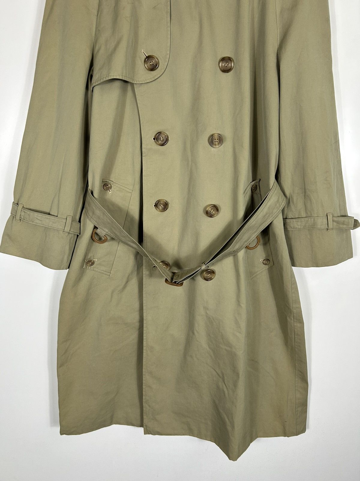 Aquascutum ⚡️Vintage Aquascutum London Double Breast Trench Long Coat Size US M / EU 48-50 / 2 - 6 Thumbnail