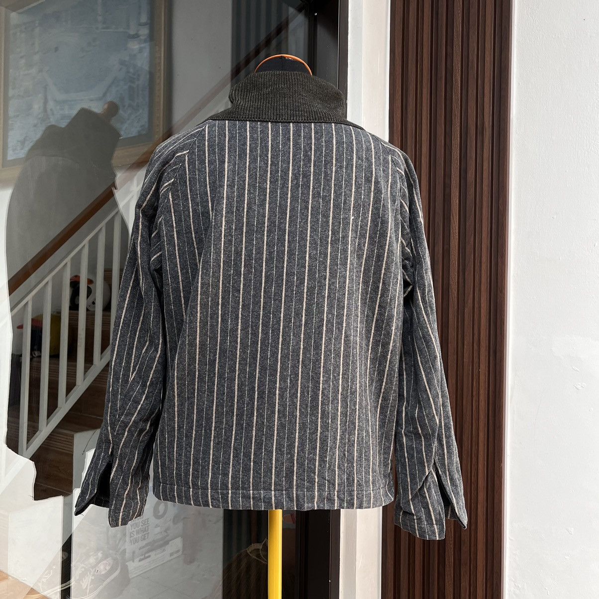 Paul Smith Biker Jacket Paul Smith London Striped Grey Size US L / EU 52-54 / 3 - 7 Thumbnail