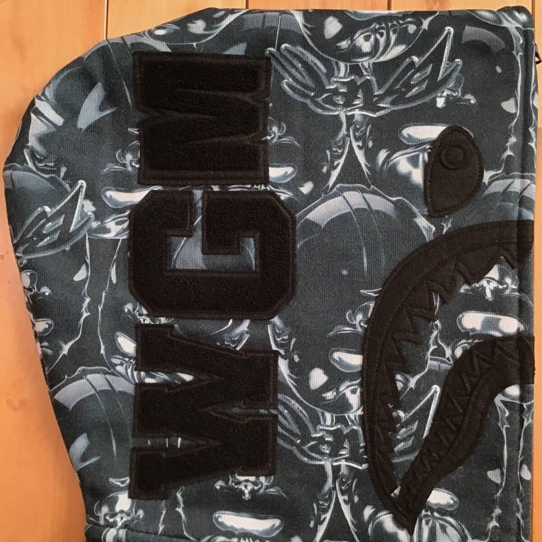 Bape BAPE APE HEAD GRAFFITI SHARK FULL ZIP HOODIE a bathing ape Size US M / EU 48-50 / 2 - 3 Thumbnail