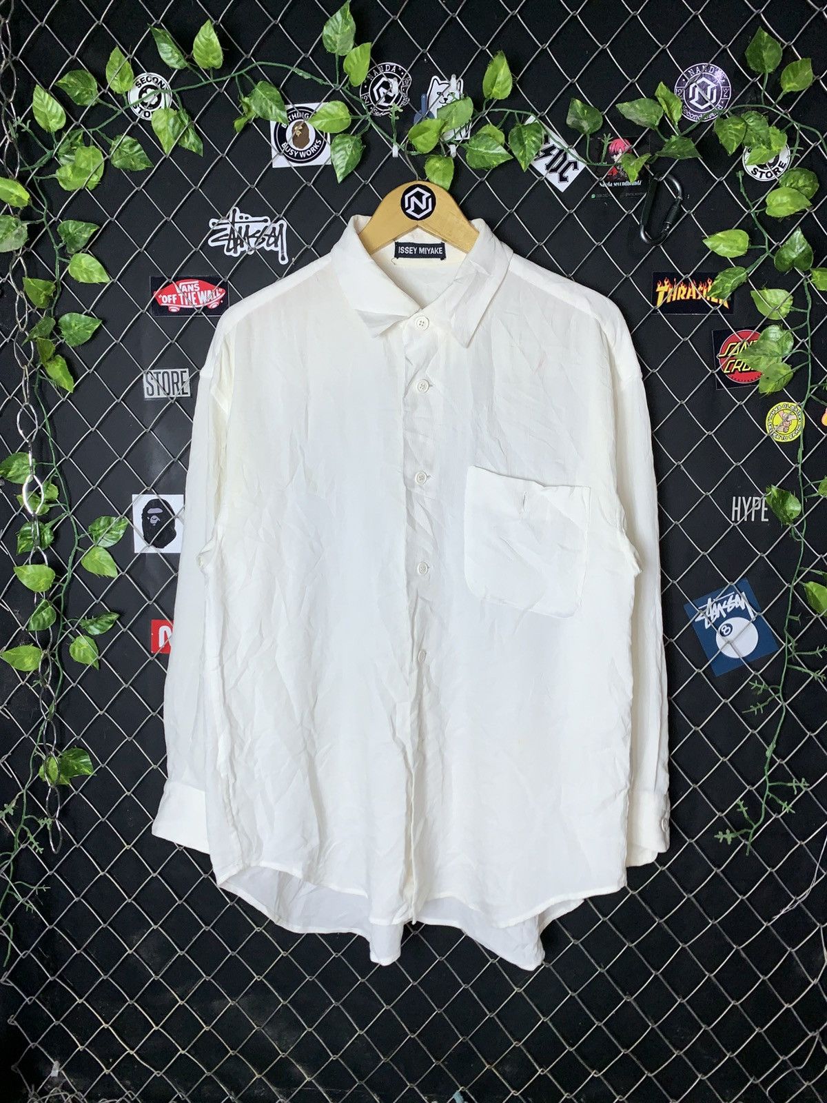 Issey Miyake Vintage Issey miyake Shirt Size US L / EU 52-54 / 3 - 1 Thumbnail