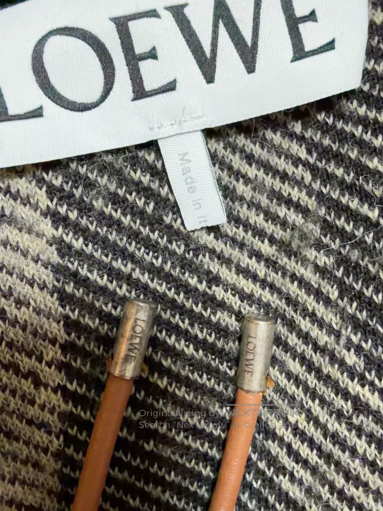 Loewe Loewe Anagram Wool Blend Hooded Jacket Size S / US 4 / IT 40 - 5 Thumbnail