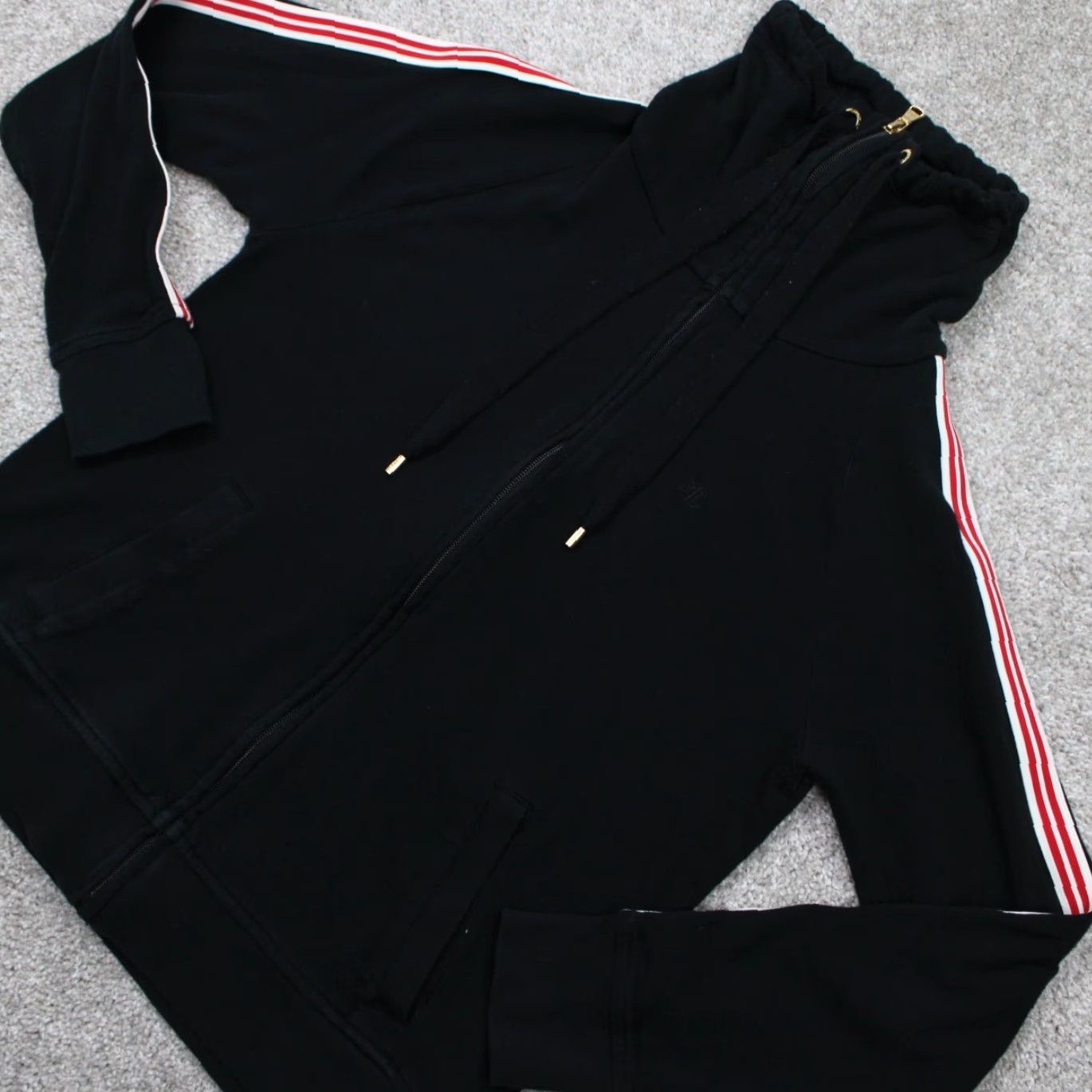 Ralph Lauren LAUREN Ralph Lauren Sweater Women Medium Black High Neck Full Zip L/S Sweatshirt Size M / US 6-8 / IT 42-44 - 3 Thumbnail