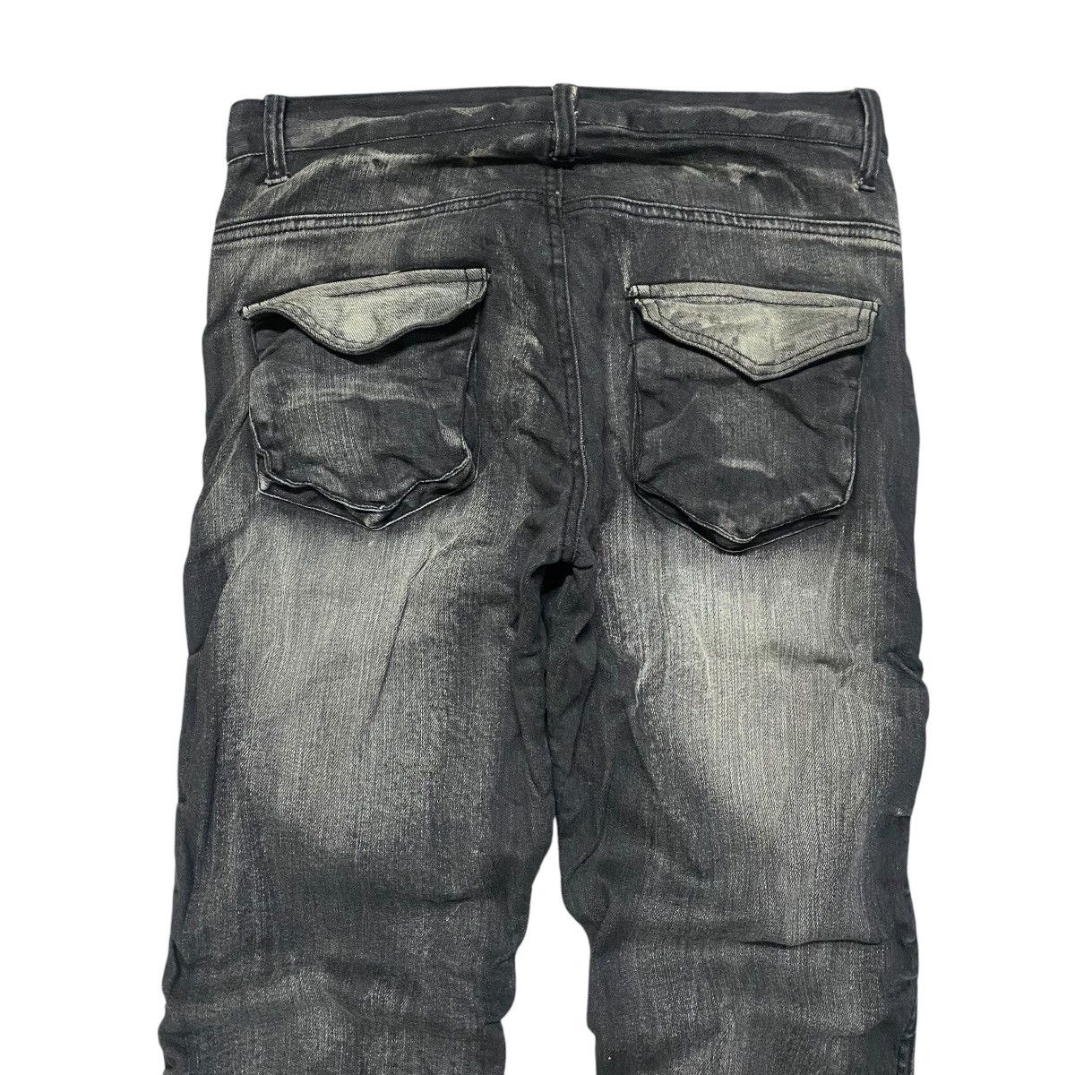 Japanese Brand Clone Devgu Denim Stacked Tactical Cargo Jeans Size US 32 / EU 48 - 11 Thumbnail