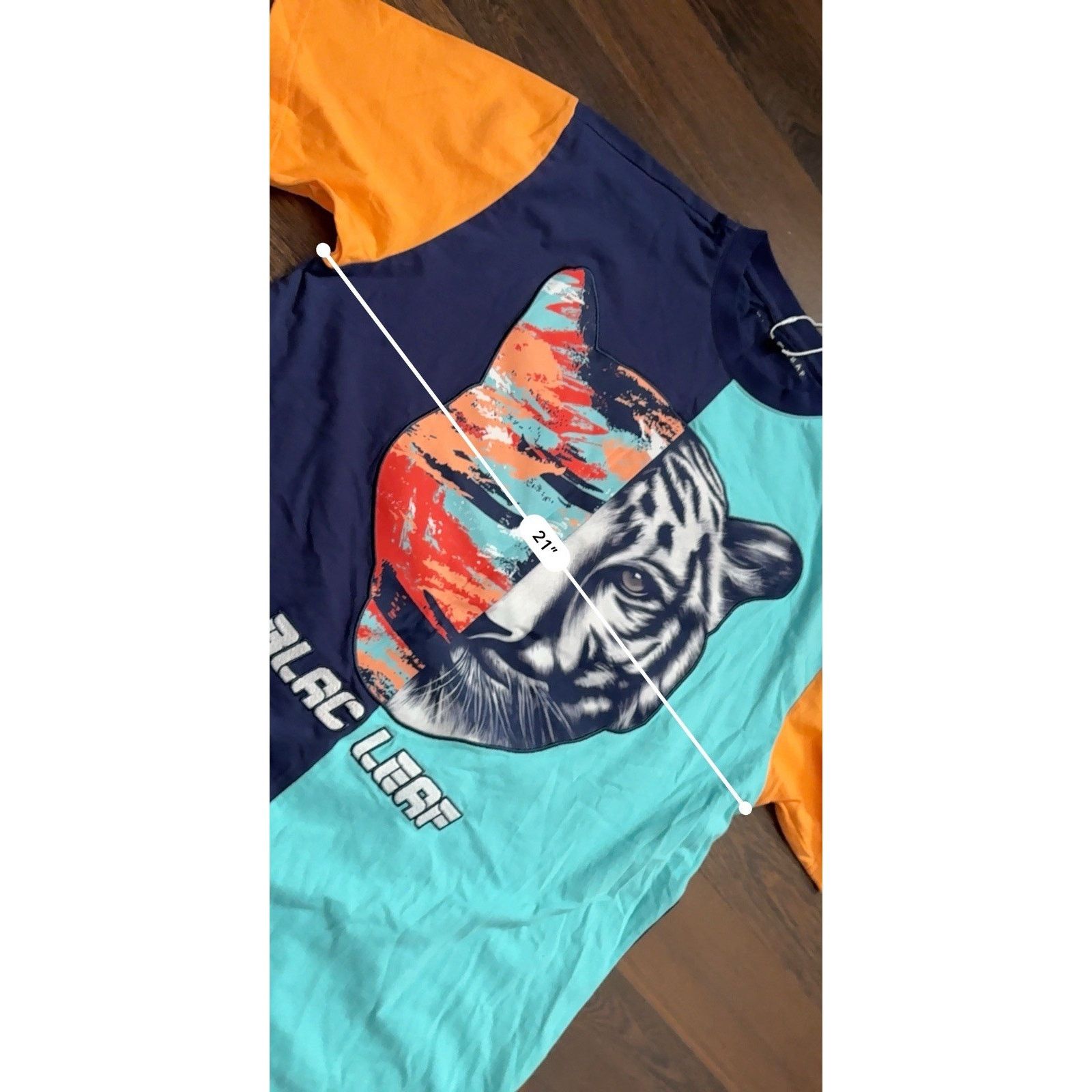 & Other Stories BLACK LEAF SPLIT TIGER SHIRT MENS SZ LARGE MULTI-COLOR Size US L / EU 52-54 / 3 - 10 Thumbnail
