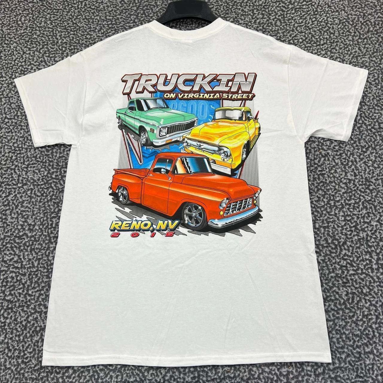 Gildan Vintage Reno Truckin on Virginia Street Shirt Men L Gildan Size US L / EU 52-54 / 3 - 1 Thumbnail