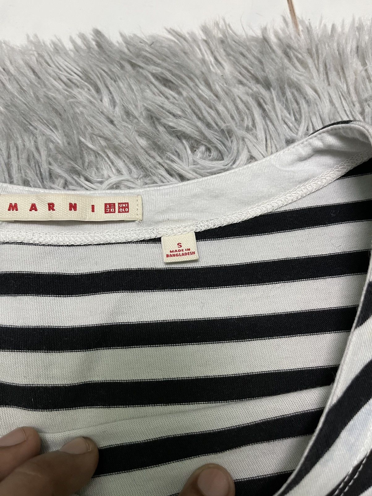 Japanese Brand × Marni × Uniqlo UNIQLO X MARNI STRIPES SHORT SLEEVE DRESS Size S / US 4 / IT 40 - 7 Thumbnail