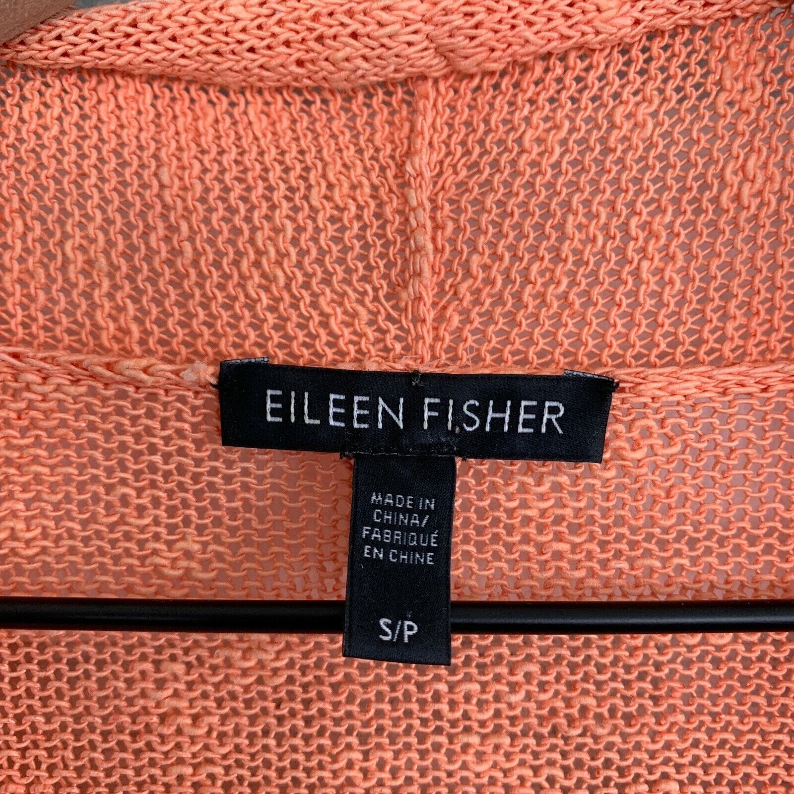Eileen Fisher Eileen Fisher Organic Linen Melange Cardigan Orange Open S Size S / US 4 / IT 40 - 5 Thumbnail