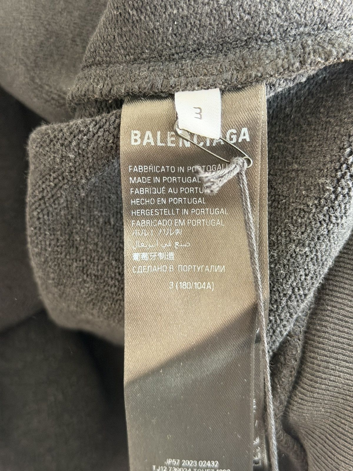 Balenciaga *RARE* BALENCIAGA DEMNA SEE NOW BUY NOW 3 BOXY HOODIE FADED Size US L / EU 52-54 / 3 - 9 Thumbnail