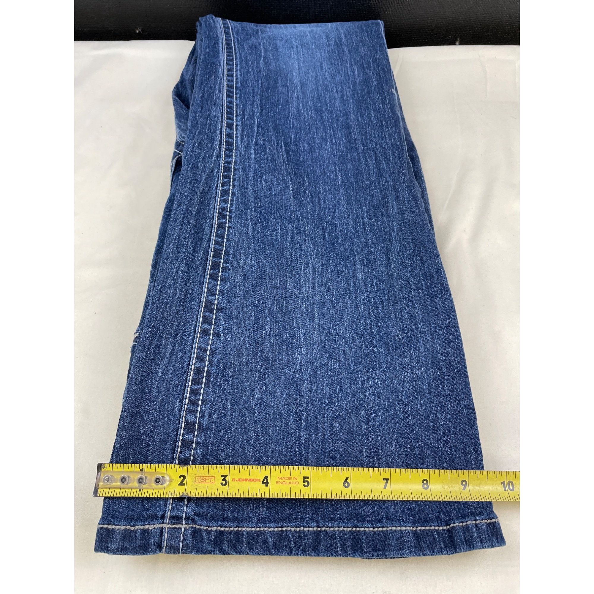 Other Almost Famous Women's Blue Jean Midrise Boot Cut Size 13 SKU Size 32" / US 10 / IT 46 - 7 Thumbnail