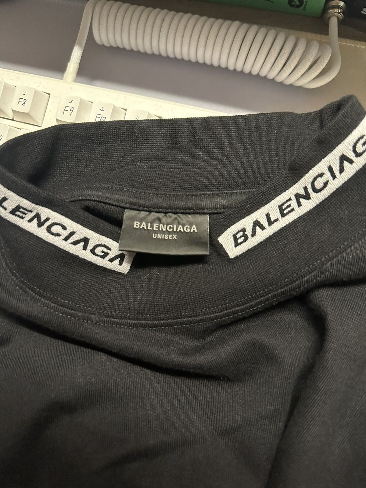 Balenciaga Balenciaga Top League Tee size 2 black Size US M / EU 48-50 / 2 - 3 Thumbnail