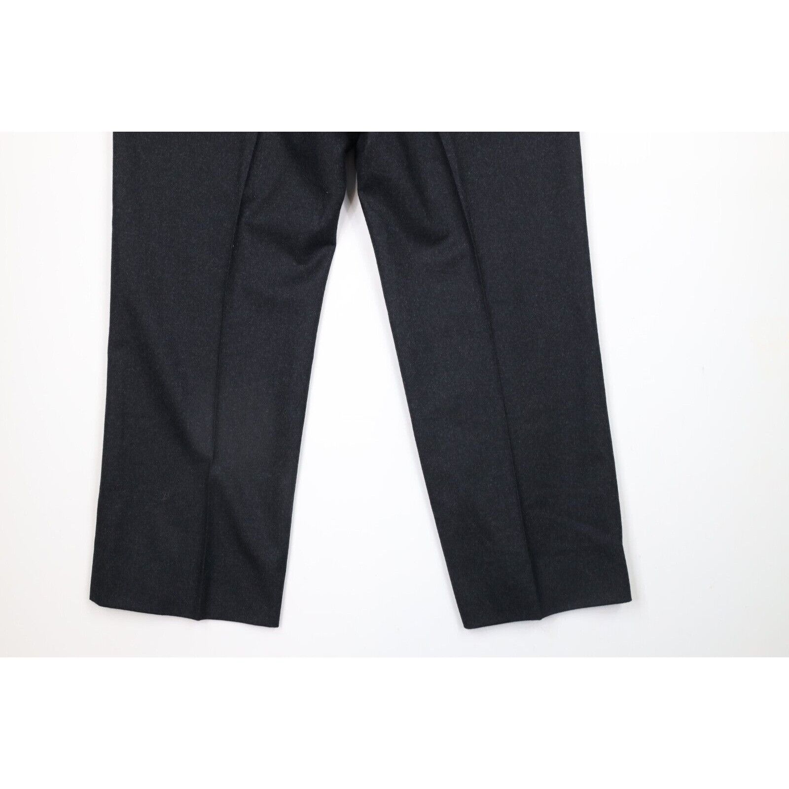 Vintage Vintage 70s Rockabilly Wool Wedding 3 Piece Suit Size 46R - 18 Thumbnail