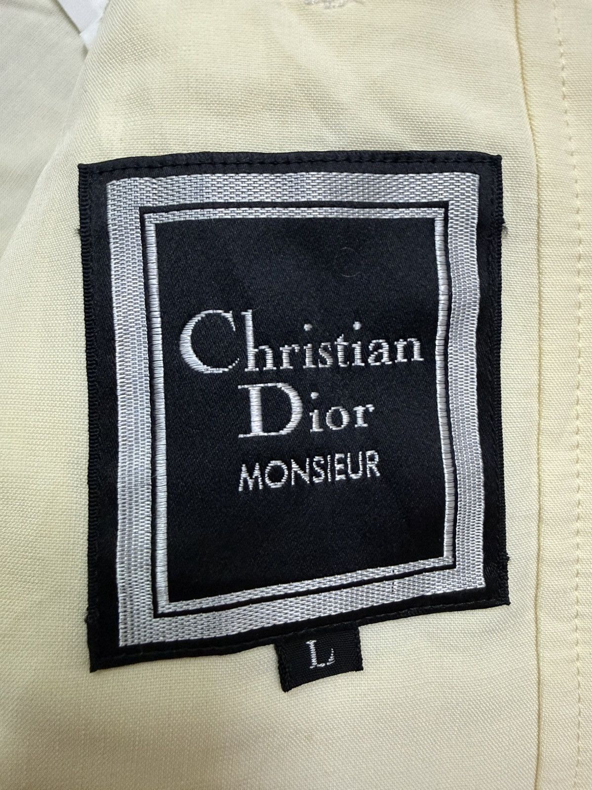 Christian Dior Monsieur VINTAGE 90s CHRISTIAN DIOR EMBROIDERY LOGO CASUAL BLAZER Size US L / EU 52-54 / 3 - 8 Thumbnail