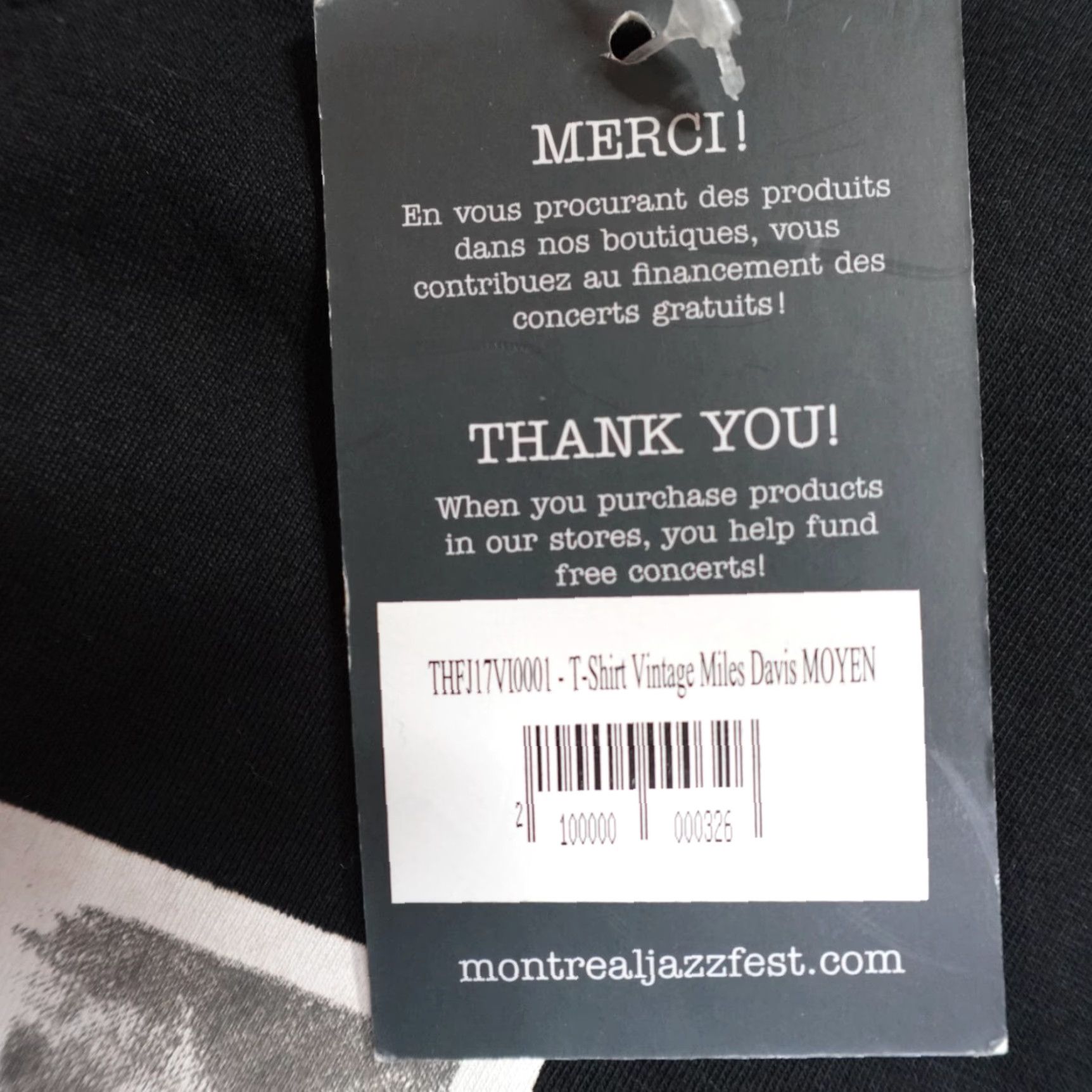 Vintage Miles Davis Shirt Medium Black International Montreal Jazz Festival NEW Shirt Men M Black Graphic Print Band 90s Size US M / EU 48-50 / 2 - 3 Thumbnail