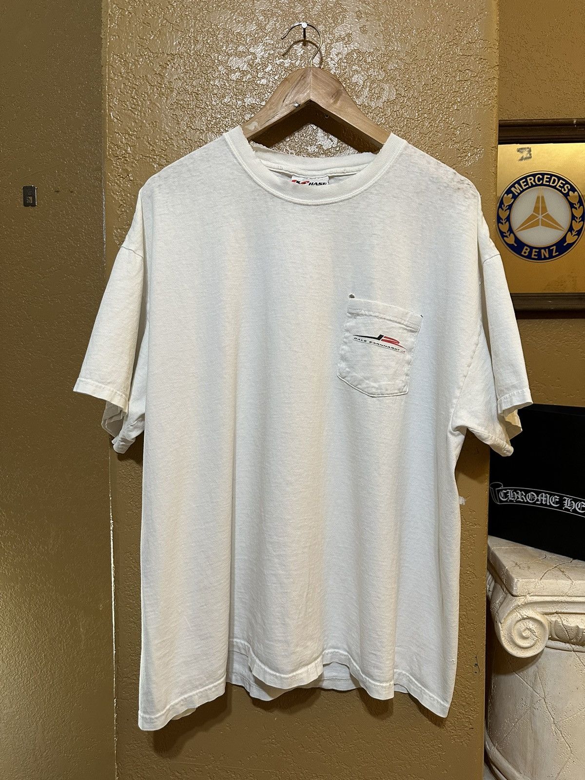 NASCAR × Vintage Vintage NASCAR Budweiser Dale Earnhardt Jr Pocket T Shirt Size US L / EU 52-54 / 3 - 2 Thumbnail