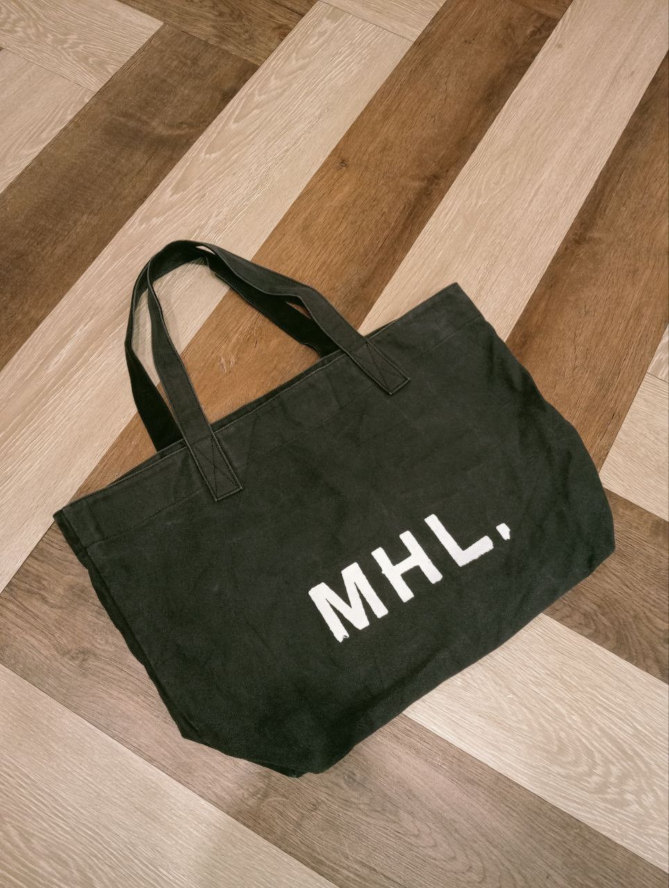Margaret Howell MHL MARGARET HOWELL TOTE BAG - BLACK Size ONE SIZE - 1 Thumbnail